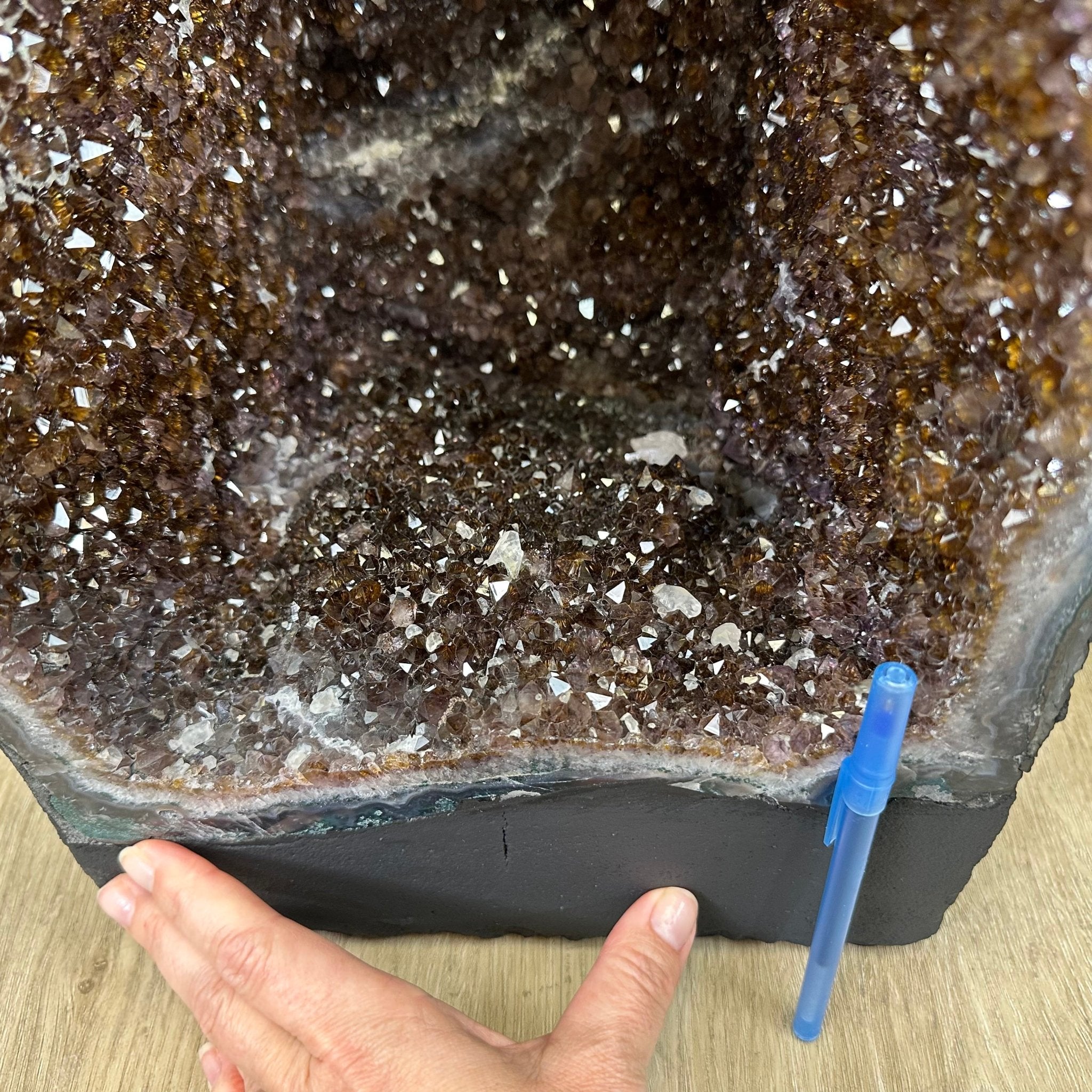 Extra Quality Brazilian Amethyst Cathedral, 128.5 lbs & 37.2" Tall, Model #5601-1225 by Brazil Gems - Brazil GemsBrazil GemsExtra Quality Brazilian Amethyst Cathedral, 128.5 lbs & 37.2" Tall, Model #5601-1225 by Brazil GemsCathedrals5601-1225