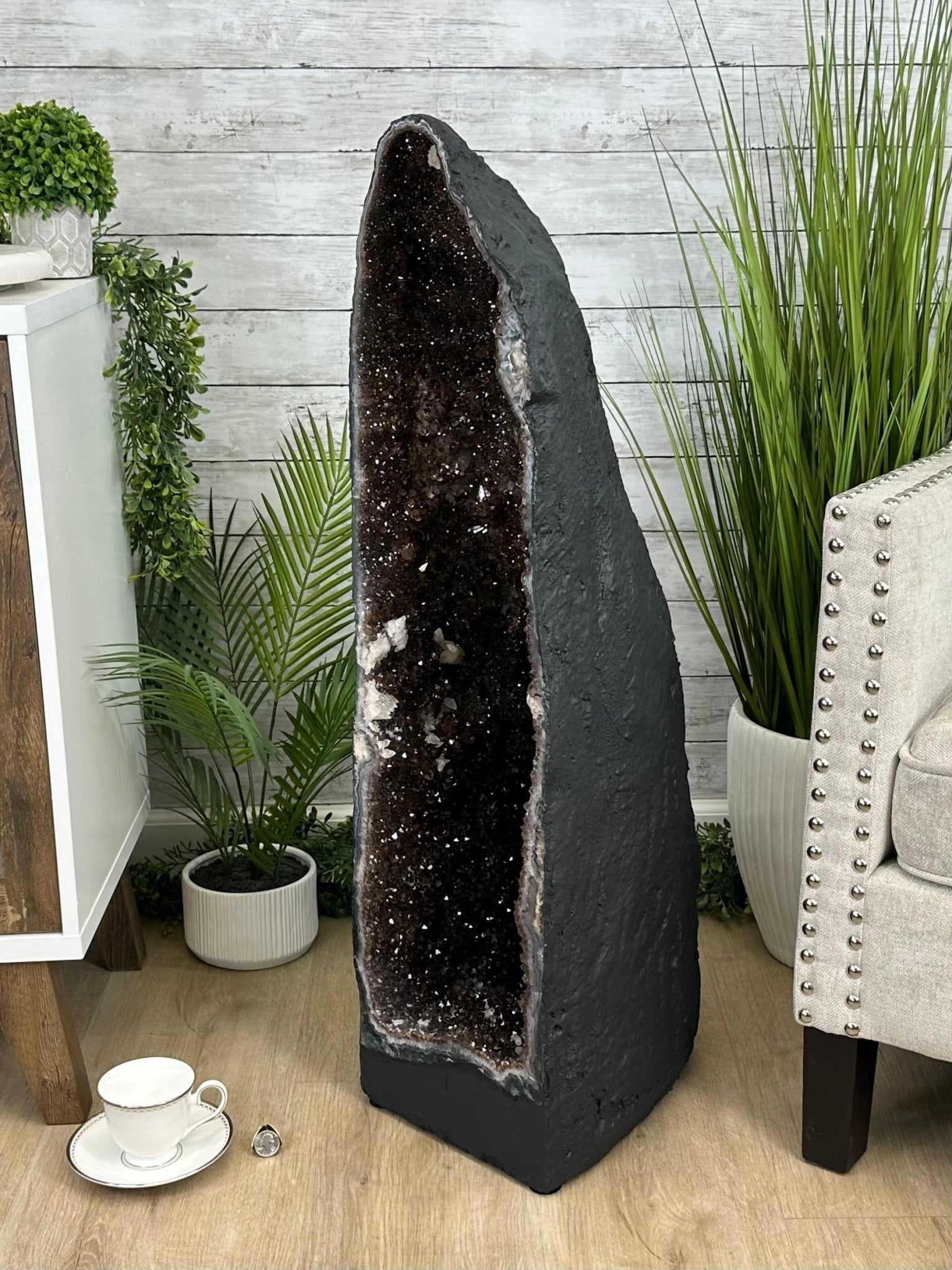 Extra Quality Brazilian Amethyst Cathedral, 128.5 lbs & 37.2" Tall, Model #5601-1225 by Brazil Gems - Brazil GemsBrazil GemsExtra Quality Brazilian Amethyst Cathedral, 128.5 lbs & 37.2" Tall, Model #5601-1225 by Brazil GemsCathedrals5601-1225