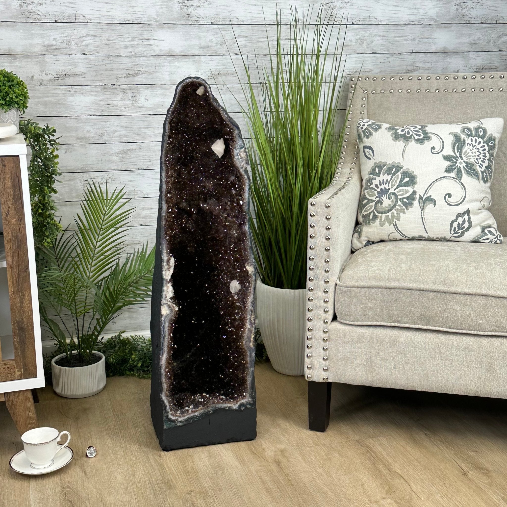 Extra Quality Brazilian Amethyst Cathedral, 128.5 lbs & 37.2" Tall, Model #5601-1225 by Brazil Gems - Brazil GemsBrazil GemsExtra Quality Brazilian Amethyst Cathedral, 128.5 lbs & 37.2" Tall, Model #5601-1225 by Brazil GemsCathedrals5601-1225