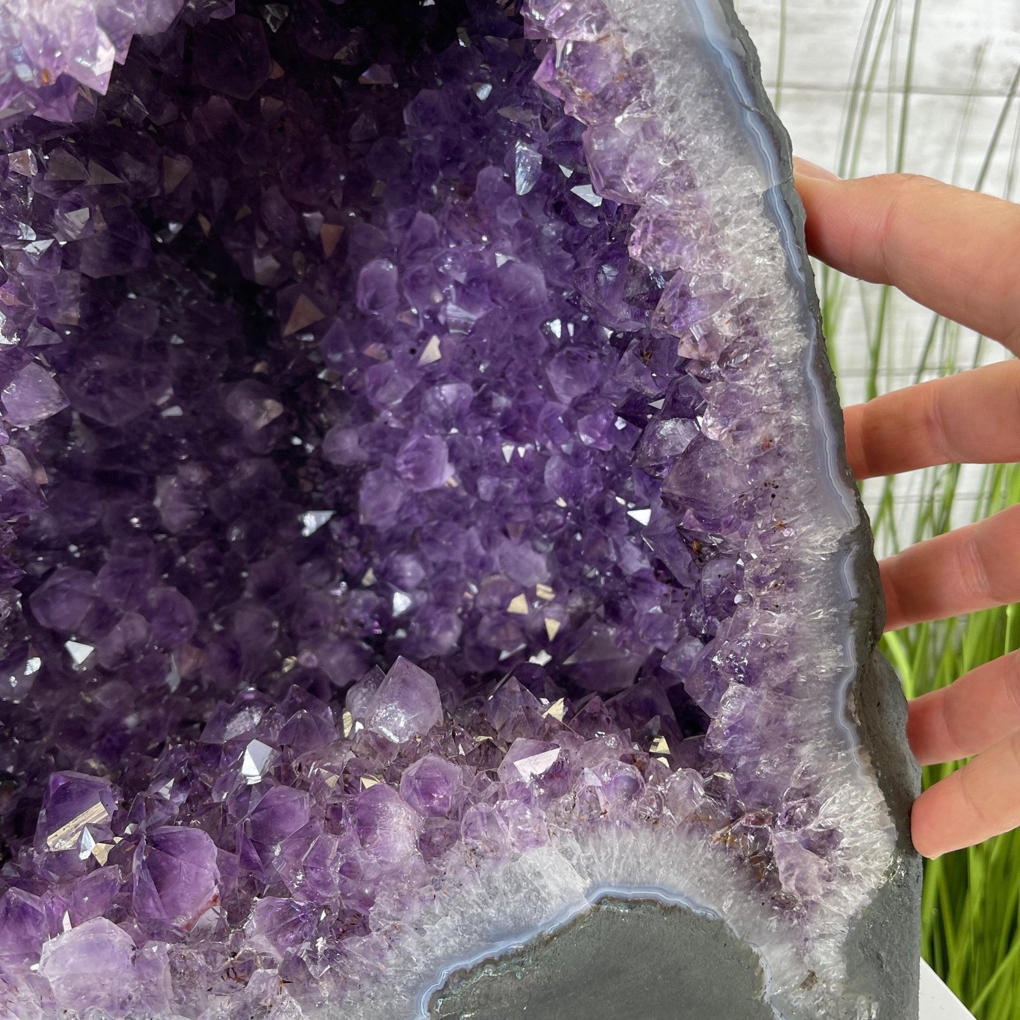 Extra Quality Brazilian Amethyst Cathedral, 13” tall & 48.7 lbs #5601-0611 by Brazil Gems - Brazil GemsBrazil GemsExtra Quality Brazilian Amethyst Cathedral, 13” tall & 48.7 lbs #5601-0611 by Brazil GemsCathedrals5601-0611