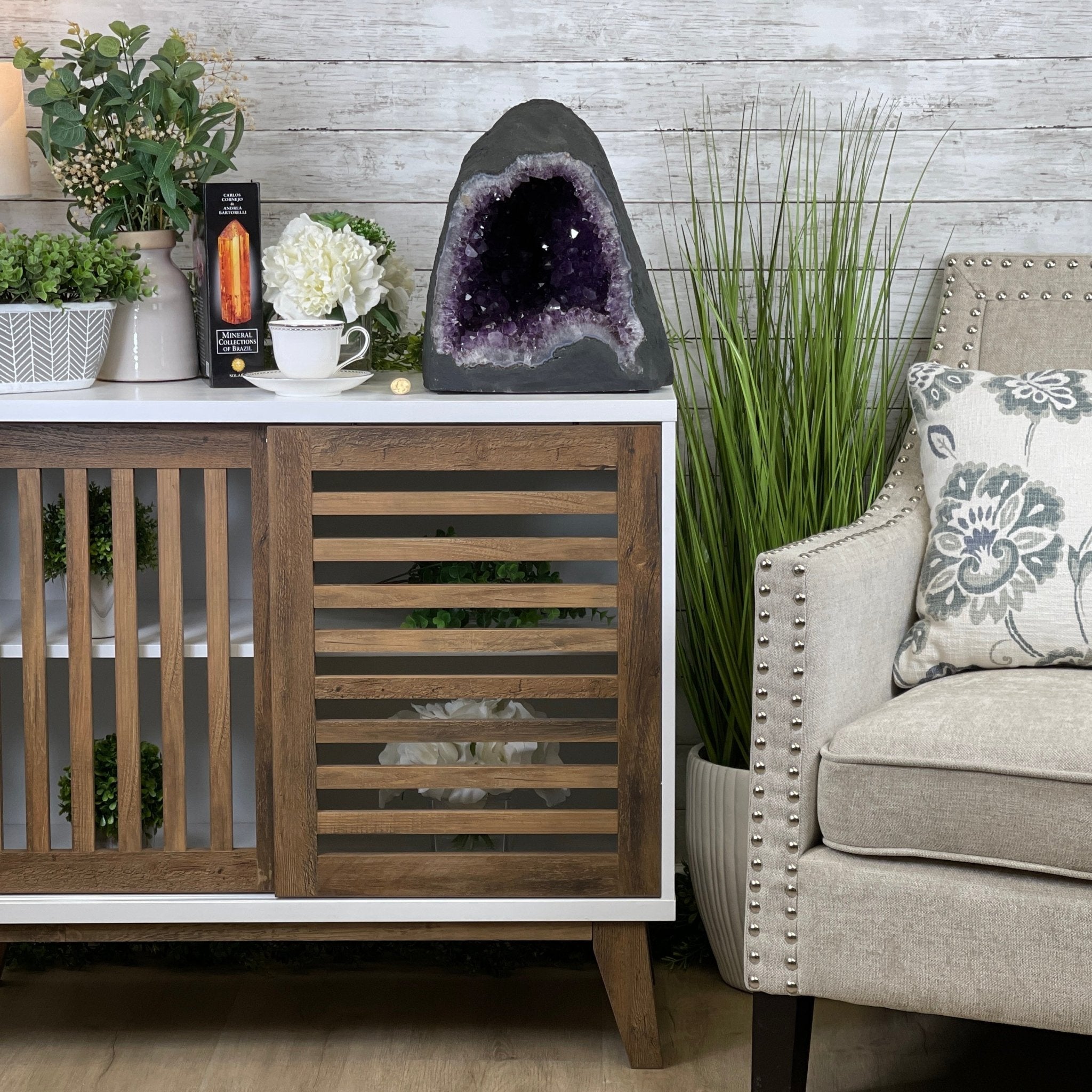 Extra Quality Brazilian Amethyst Cathedral, 13” tall & 48.7 lbs #5601-0611 by Brazil Gems - Brazil GemsBrazil GemsExtra Quality Brazilian Amethyst Cathedral, 13” tall & 48.7 lbs #5601-0611 by Brazil GemsCathedrals5601-0611