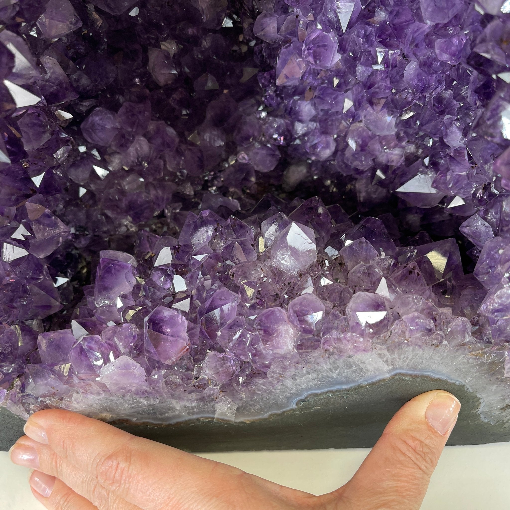Extra Quality Brazilian Amethyst Cathedral, 13” tall & 48.7 lbs #5601-0611 by Brazil Gems - Brazil GemsBrazil GemsExtra Quality Brazilian Amethyst Cathedral, 13” tall & 48.7 lbs #5601-0611 by Brazil GemsCathedrals5601-0611