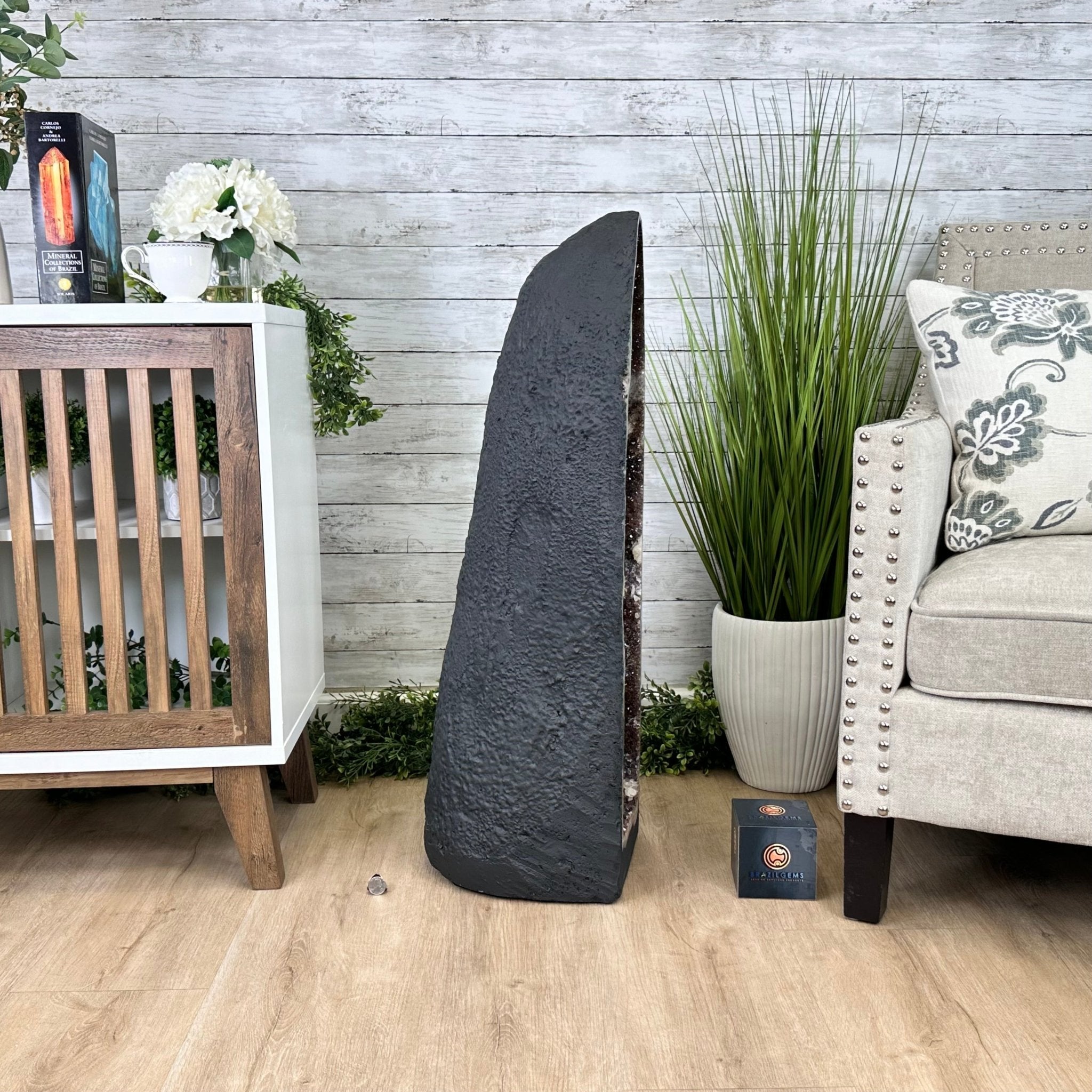 Extra Quality Brazilian Amethyst Cathedral, 131 lbs & 36" Tall #5601-1270 - Brazil GemsBrazil GemsExtra Quality Brazilian Amethyst Cathedral, 131 lbs & 36" Tall #5601-1270Cathedrals5601-1270