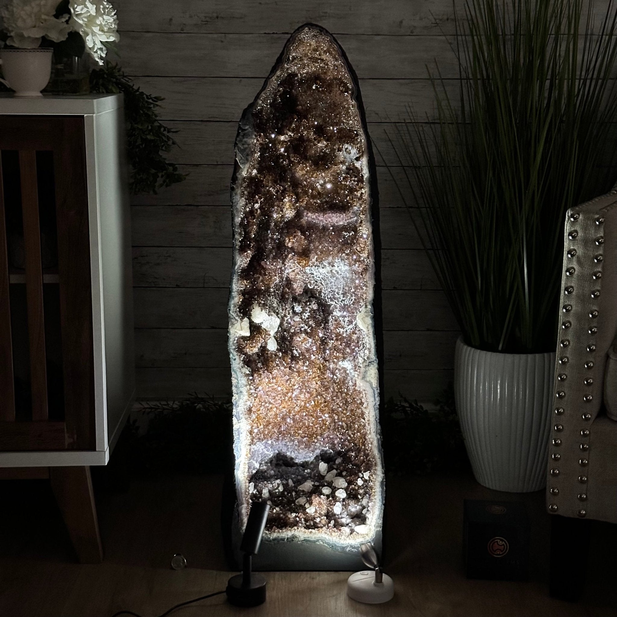 Extra Quality Brazilian Amethyst Cathedral, 131 lbs & 36" Tall #5601-1270 - Brazil GemsBrazil GemsExtra Quality Brazilian Amethyst Cathedral, 131 lbs & 36" Tall #5601-1270Cathedrals5601-1270