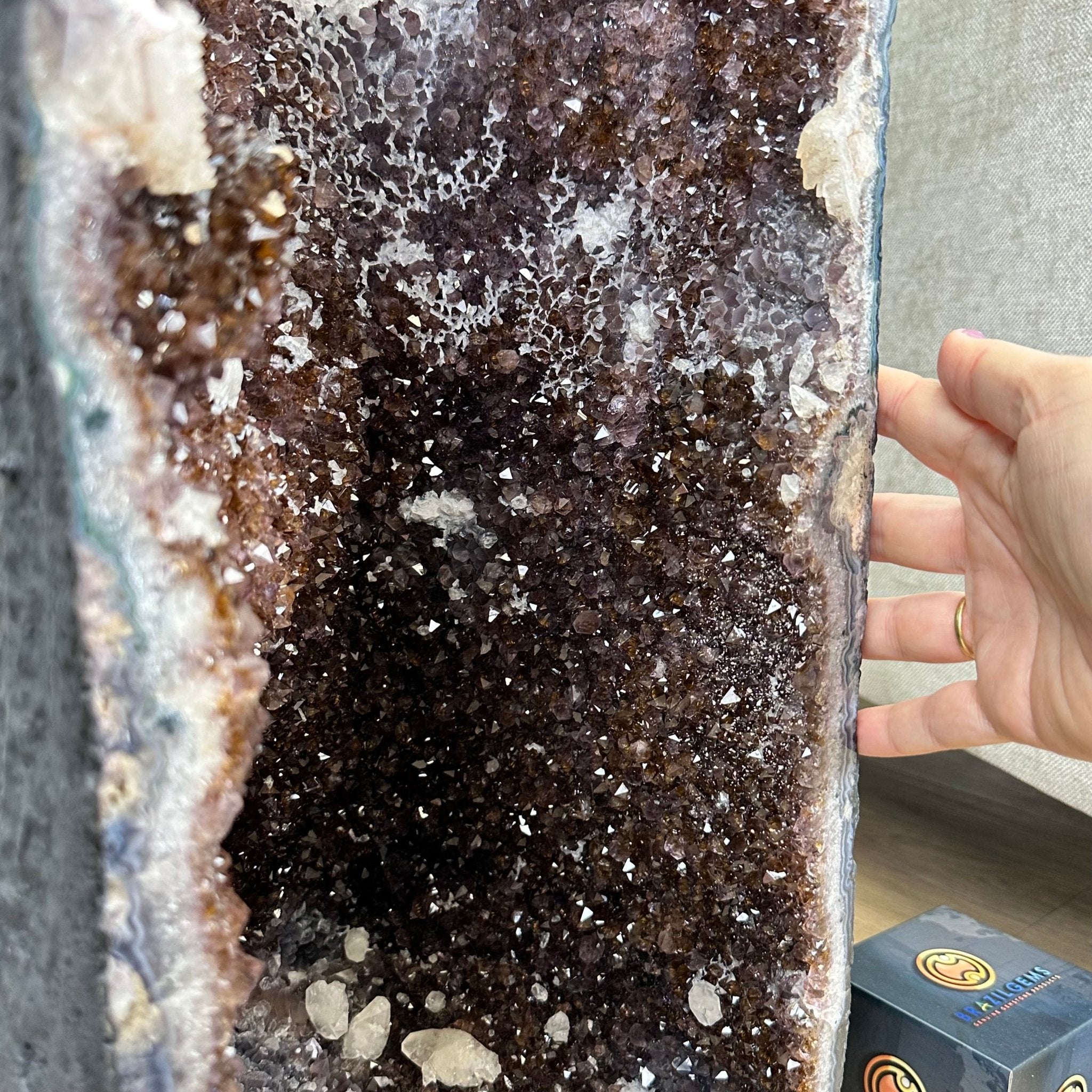 Extra Quality Brazilian Amethyst Cathedral, 131 lbs & 36" Tall #5601-1270 - Brazil GemsBrazil GemsExtra Quality Brazilian Amethyst Cathedral, 131 lbs & 36" Tall #5601-1270Cathedrals5601-1270