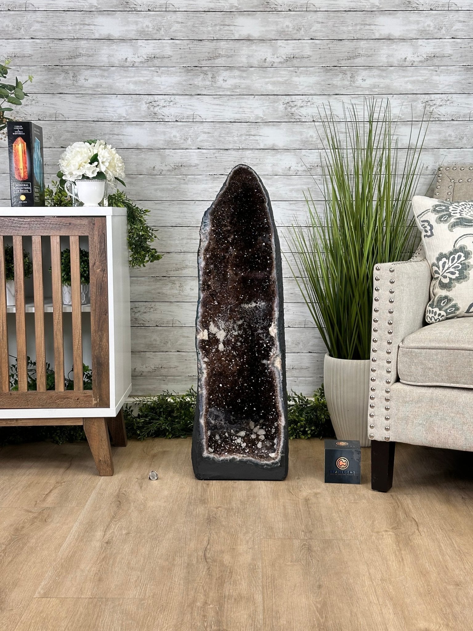 Extra Quality Brazilian Amethyst Cathedral, 131 lbs & 36" Tall #5601-1270 - Brazil GemsBrazil GemsExtra Quality Brazilian Amethyst Cathedral, 131 lbs & 36" Tall #5601-1270Cathedrals5601-1270