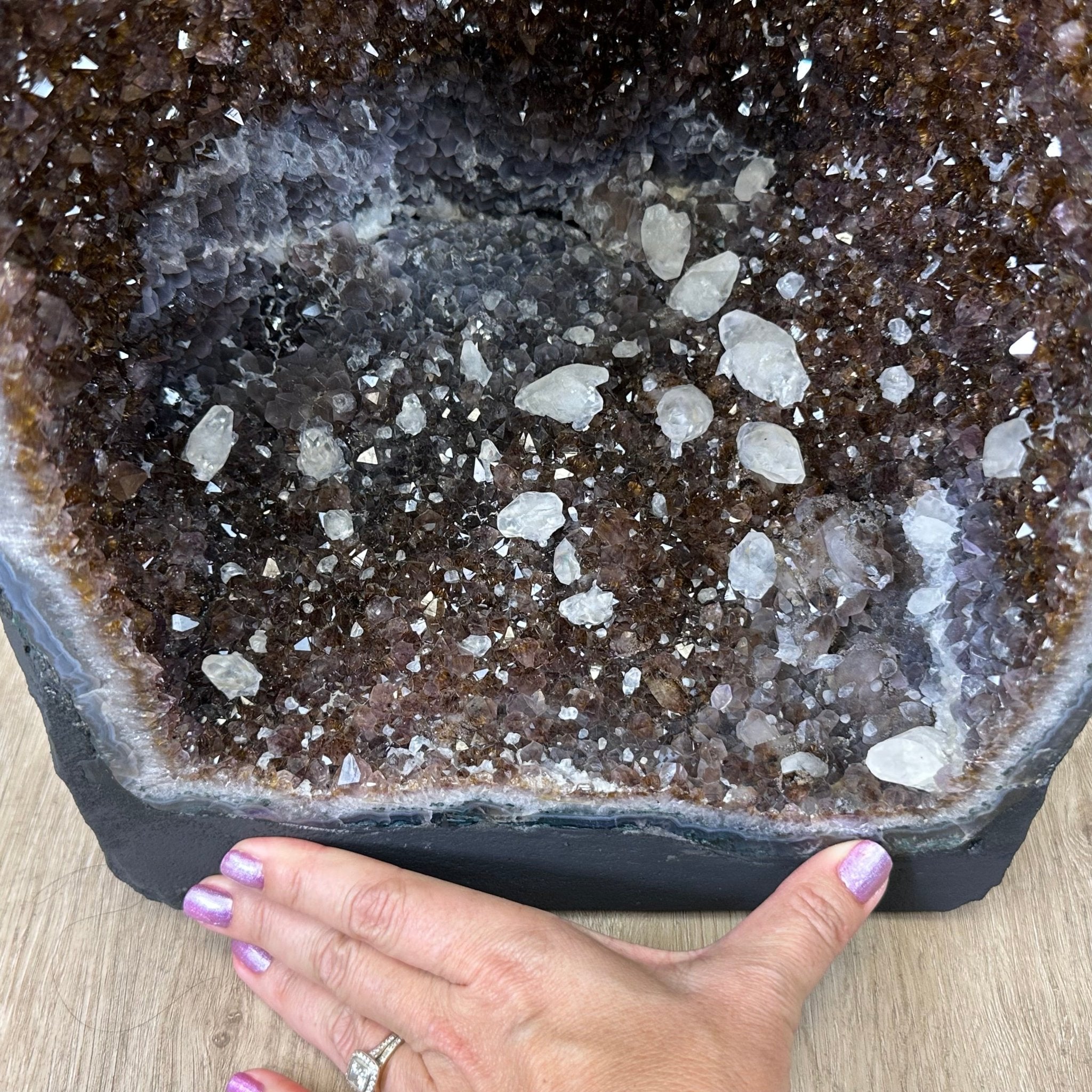 Extra Quality Brazilian Amethyst Cathedral, 131 lbs & 36" Tall #5601-1270 - Brazil GemsBrazil GemsExtra Quality Brazilian Amethyst Cathedral, 131 lbs & 36" Tall #5601-1270Cathedrals5601-1270