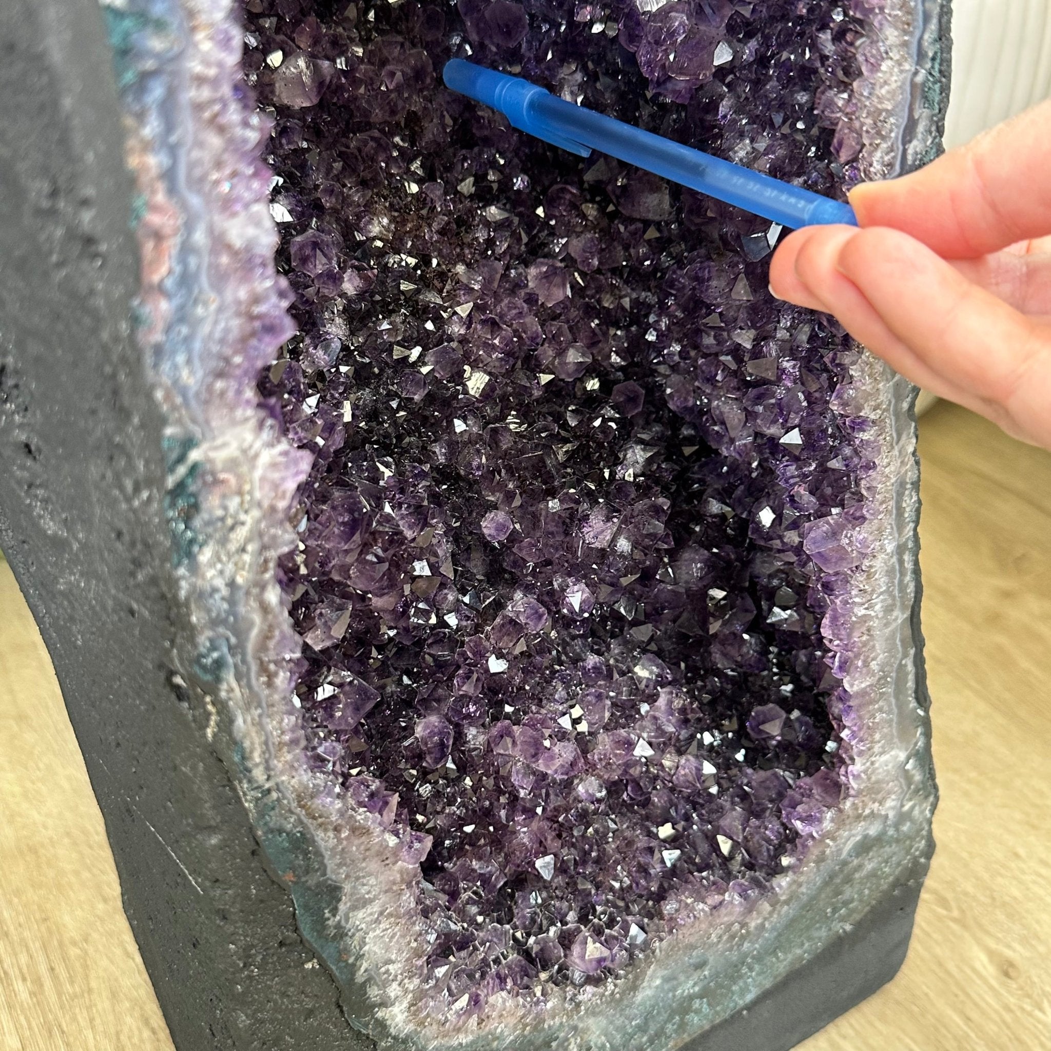 Extra Quality Brazilian Amethyst Cathedral, 138.1 lbs & 42.5" Tall, Model #5601-1240 - Brazil GemsBrazil GemsExtra Quality Brazilian Amethyst Cathedral, 138.1 lbs & 42.5" Tall, Model #5601-1240Cathedrals5601-1240