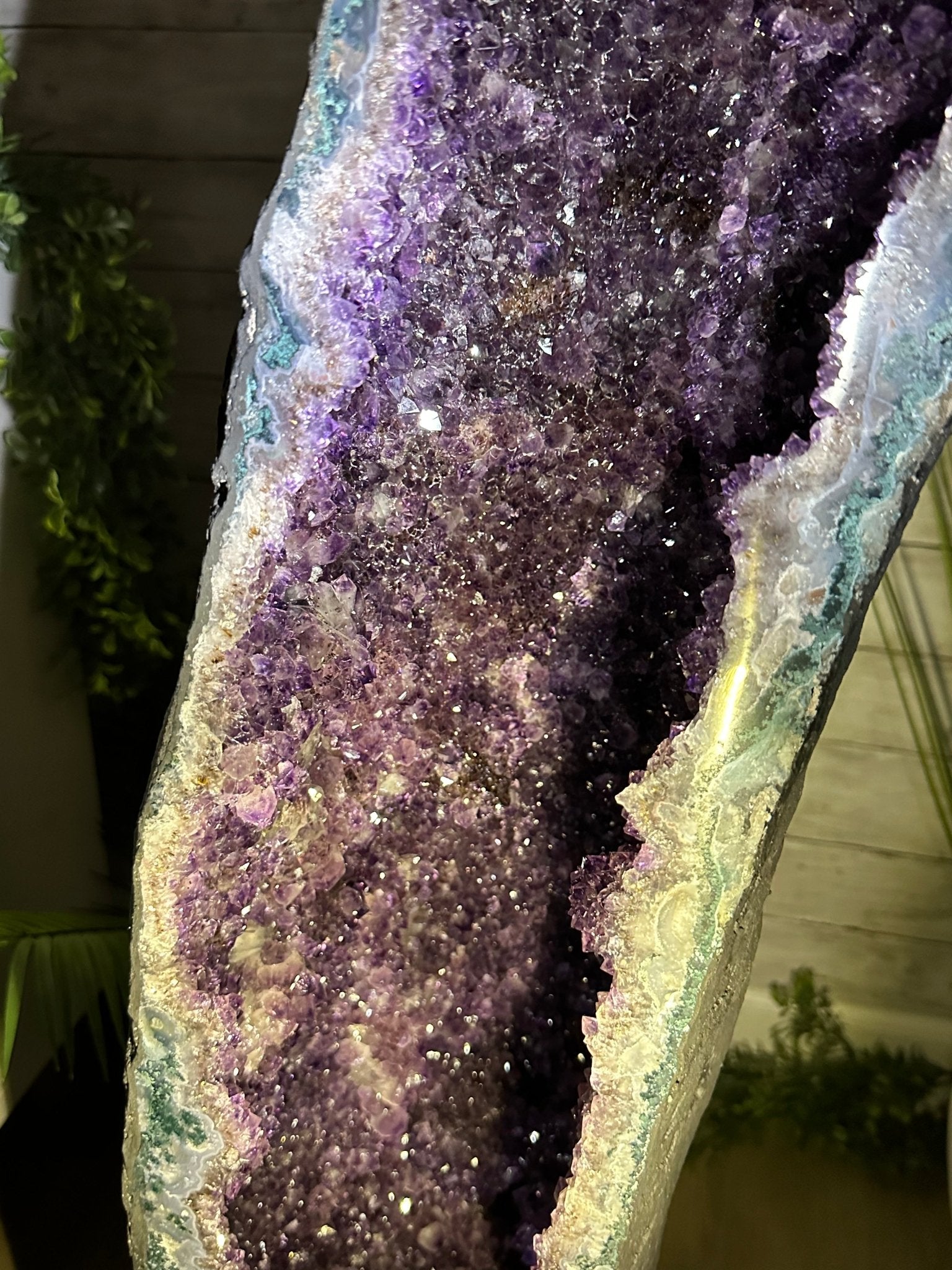 Extra Quality Brazilian Amethyst Cathedral, 138.1 lbs & 42.5" Tall, Model #5601-1240 - Brazil GemsBrazil GemsExtra Quality Brazilian Amethyst Cathedral, 138.1 lbs & 42.5" Tall, Model #5601-1240Cathedrals5601-1240