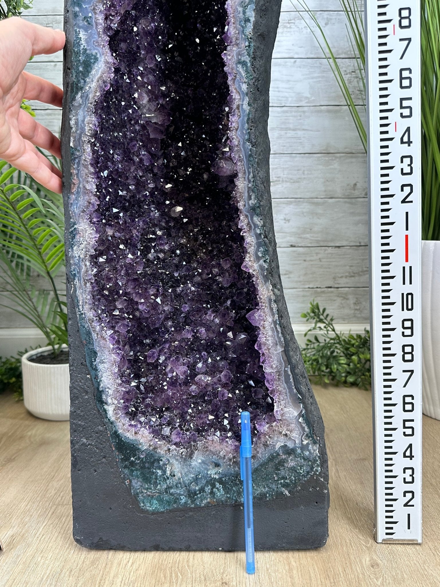 Extra Quality Brazilian Amethyst Cathedral, 138.1 lbs & 42.5" Tall, Model #5601-1240 - Brazil GemsBrazil GemsExtra Quality Brazilian Amethyst Cathedral, 138.1 lbs & 42.5" Tall, Model #5601-1240Cathedrals5601-1240