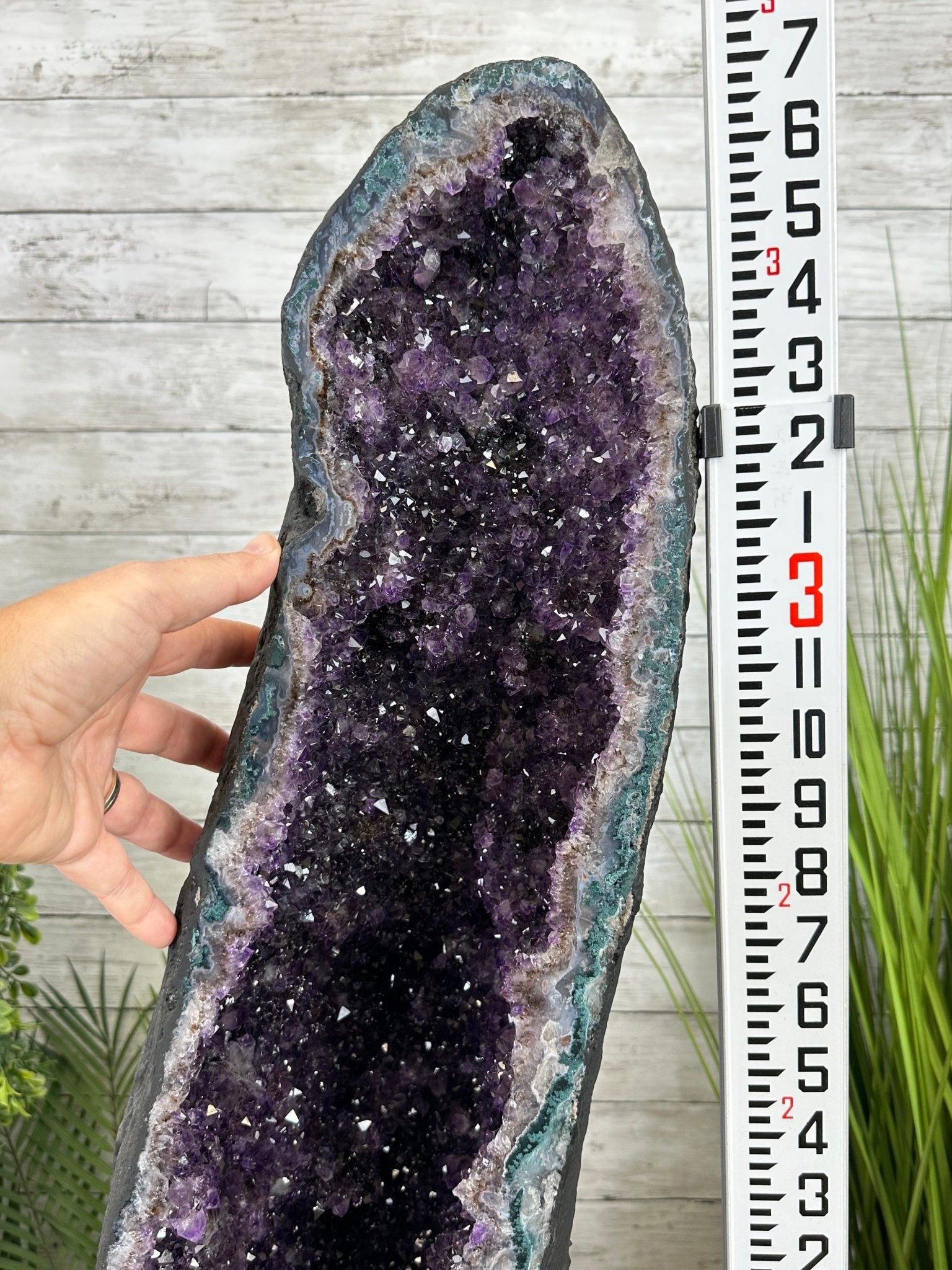 Extra Quality Brazilian Amethyst Cathedral, 138.1 lbs & 42.5" Tall, Model #5601-1240 - Brazil GemsBrazil GemsExtra Quality Brazilian Amethyst Cathedral, 138.1 lbs & 42.5" Tall, Model #5601-1240Cathedrals5601-1240