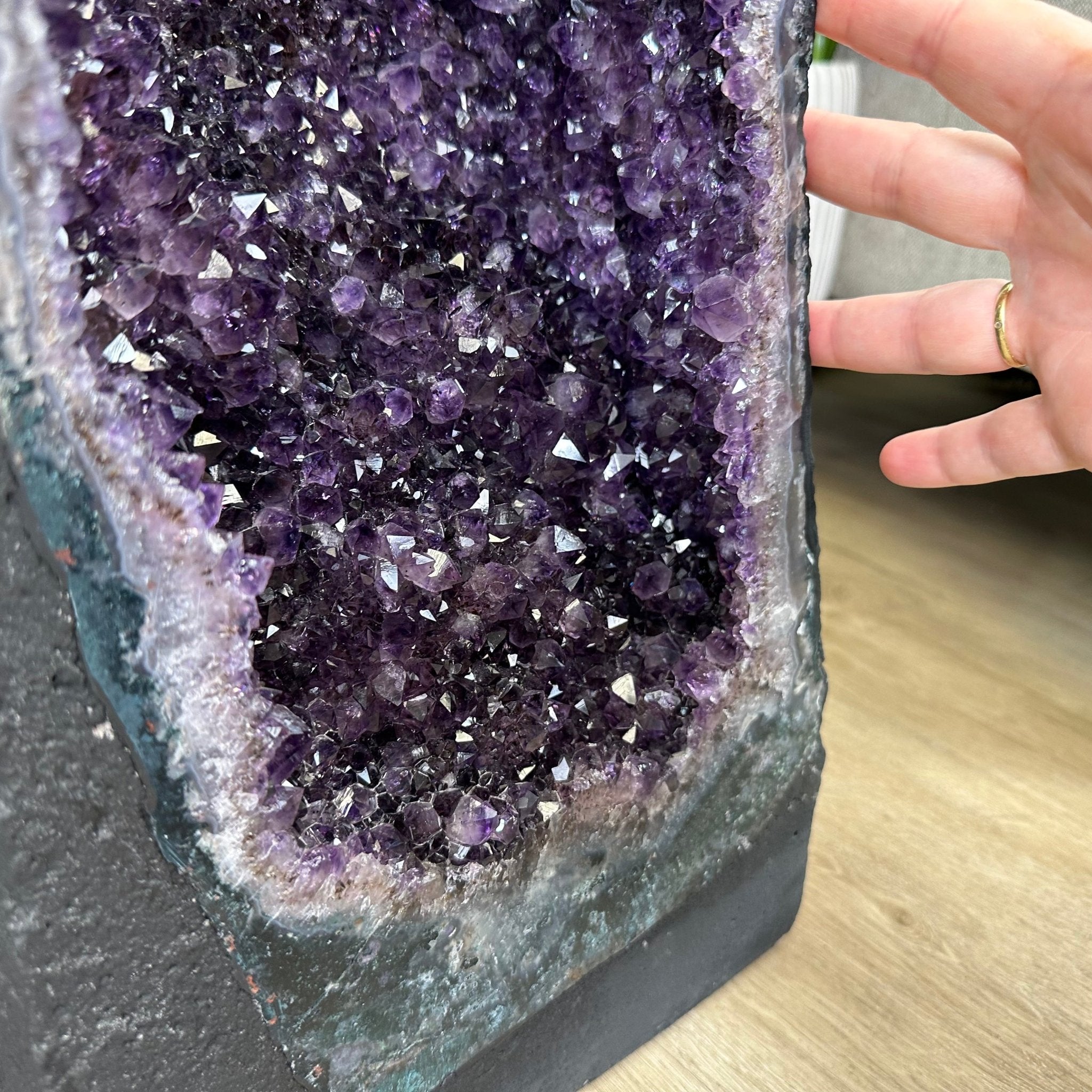 Extra Quality Brazilian Amethyst Cathedral, 138.1 lbs & 42.5" Tall, Model #5601-1240 - Brazil GemsBrazil GemsExtra Quality Brazilian Amethyst Cathedral, 138.1 lbs & 42.5" Tall, Model #5601-1240Cathedrals5601-1240
