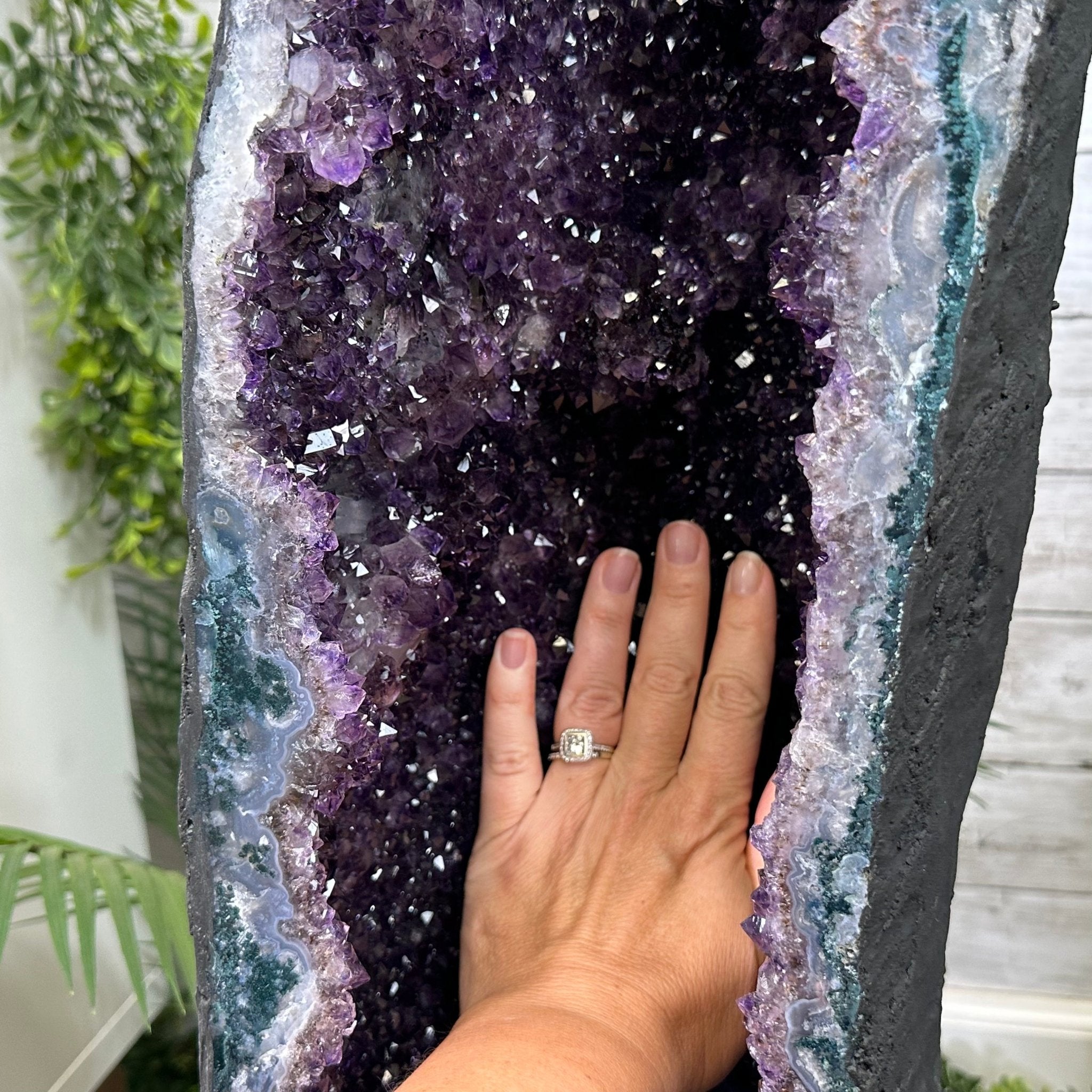 Extra Quality Brazilian Amethyst Cathedral, 138.1 lbs & 42.5" Tall, Model #5601-1240 - Brazil GemsBrazil GemsExtra Quality Brazilian Amethyst Cathedral, 138.1 lbs & 42.5" Tall, Model #5601-1240Cathedrals5601-1240