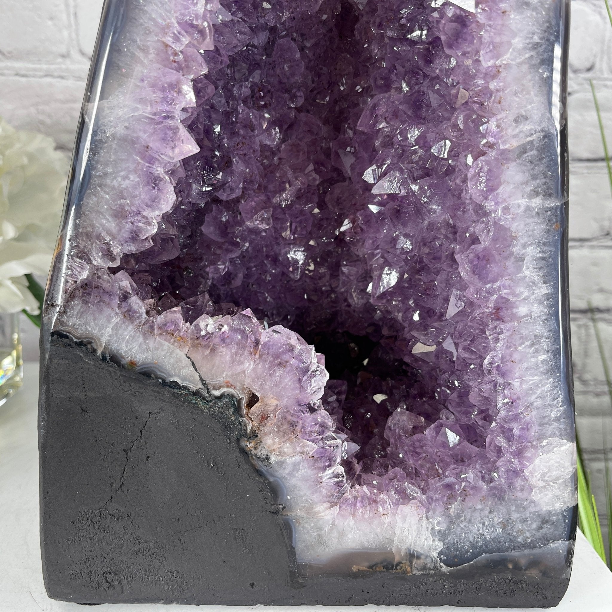 Extra Quality Brazilian Amethyst Cathedral, 14” tall & 22.5 lbs #5601-0425 by Brazil Gems - Brazil GemsBrazil GemsExtra Quality Brazilian Amethyst Cathedral, 14” tall & 22.5 lbs #5601-0425 by Brazil GemsCathedrals5601-0425