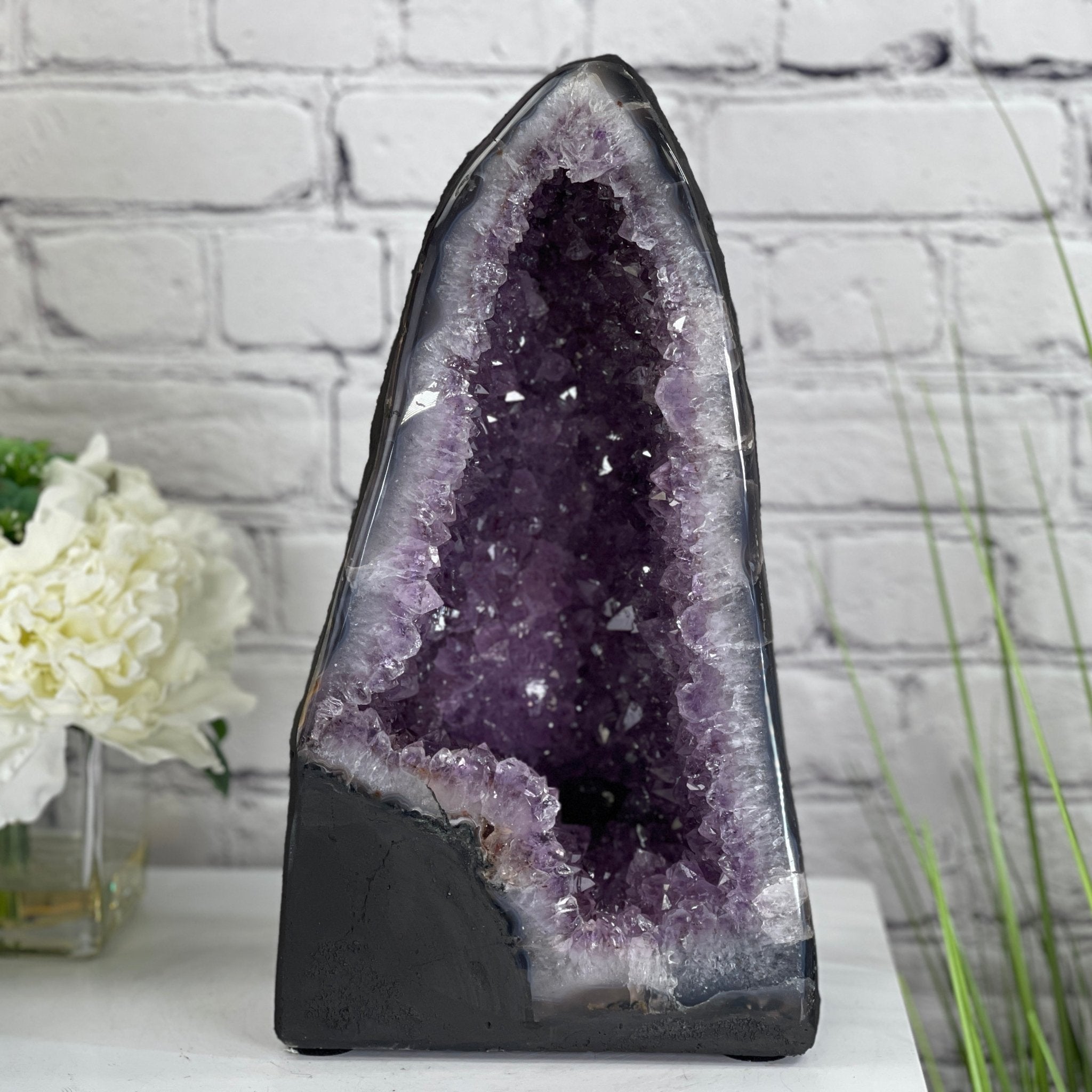 Extra Quality Brazilian Amethyst Cathedral, 14” tall & 22.5 lbs #5601-0425 by Brazil Gems - Brazil GemsBrazil GemsExtra Quality Brazilian Amethyst Cathedral, 14” tall & 22.5 lbs #5601-0425 by Brazil GemsCathedrals5601-0425