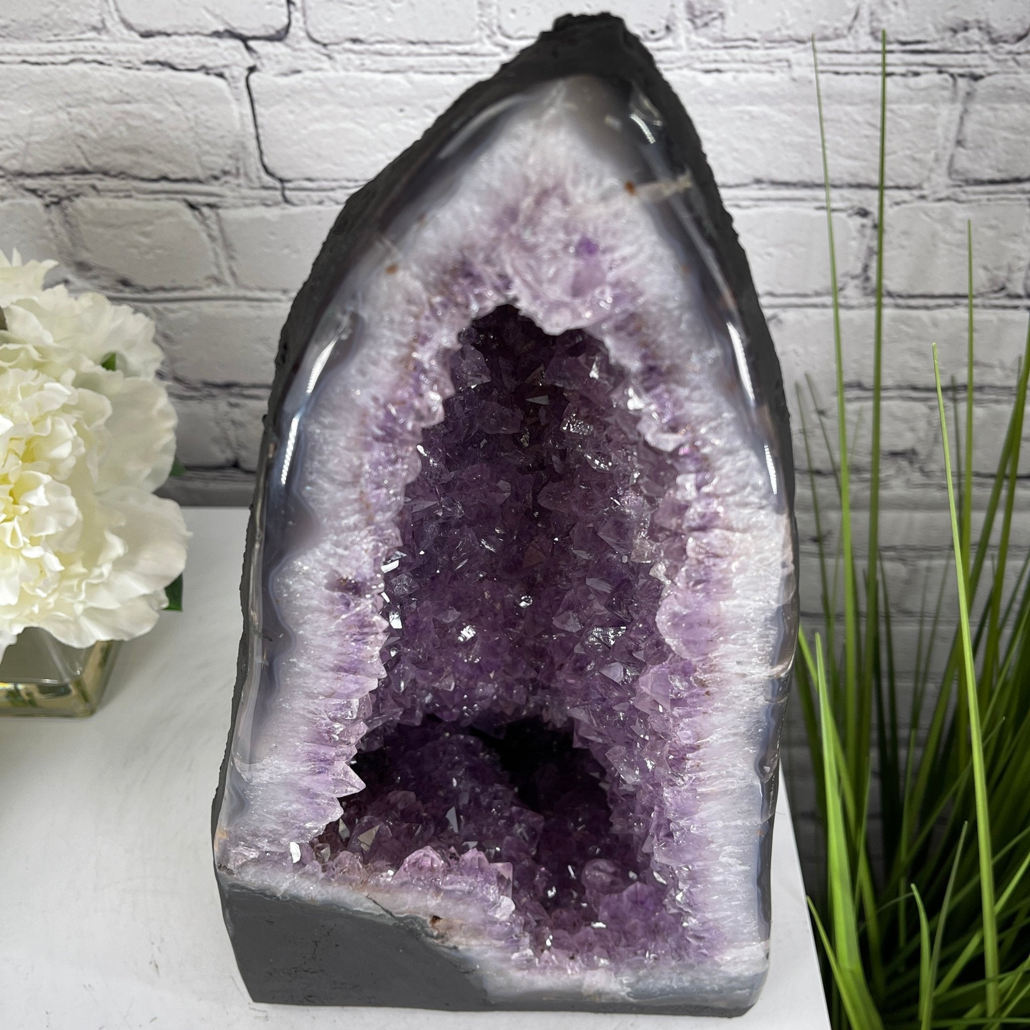Extra Quality Brazilian Amethyst Cathedral, 14” tall & 22.5 lbs #5601-0425 by Brazil Gems - Brazil GemsBrazil GemsExtra Quality Brazilian Amethyst Cathedral, 14” tall & 22.5 lbs #5601-0425 by Brazil GemsCathedrals5601-0425