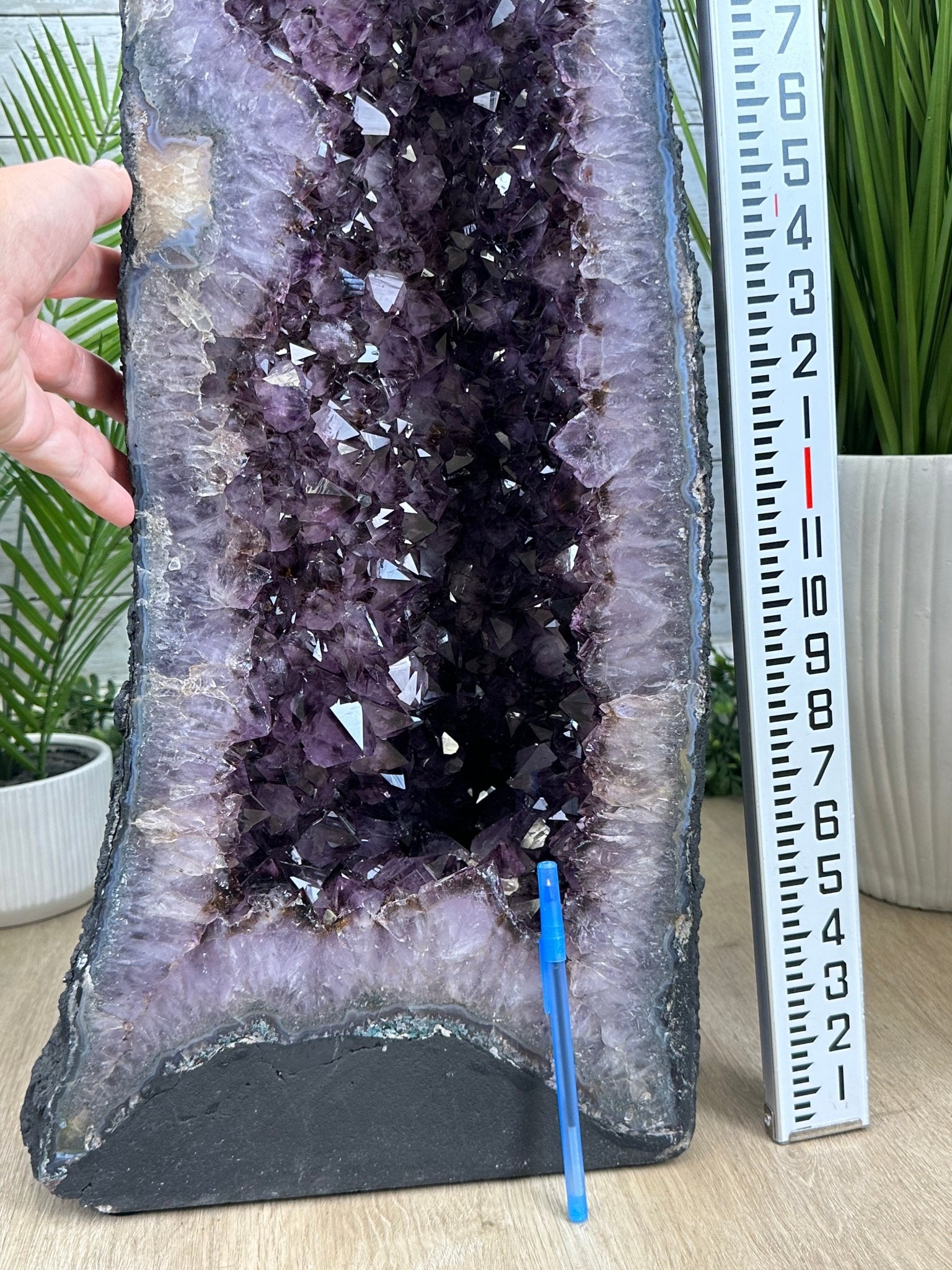 Extra Quality Brazilian Amethyst Cathedral, 143.7 lbs & 49" Tall, Model #5601-1219 by Brazil Gems - Brazil GemsBrazil GemsExtra Quality Brazilian Amethyst Cathedral, 143.7 lbs & 49" Tall, Model #5601-1219 by Brazil GemsCathedrals5601-1219