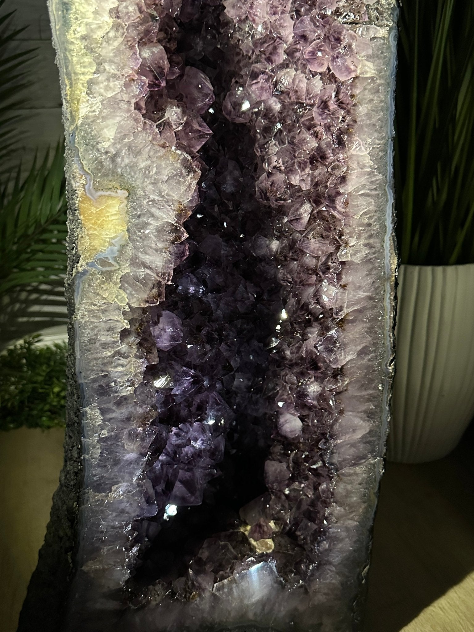 Extra Quality Brazilian Amethyst Cathedral, 143.7 lbs & 49" Tall, Model #5601-1219 by Brazil Gems - Brazil GemsBrazil GemsExtra Quality Brazilian Amethyst Cathedral, 143.7 lbs & 49" Tall, Model #5601-1219 by Brazil GemsCathedrals5601-1219
