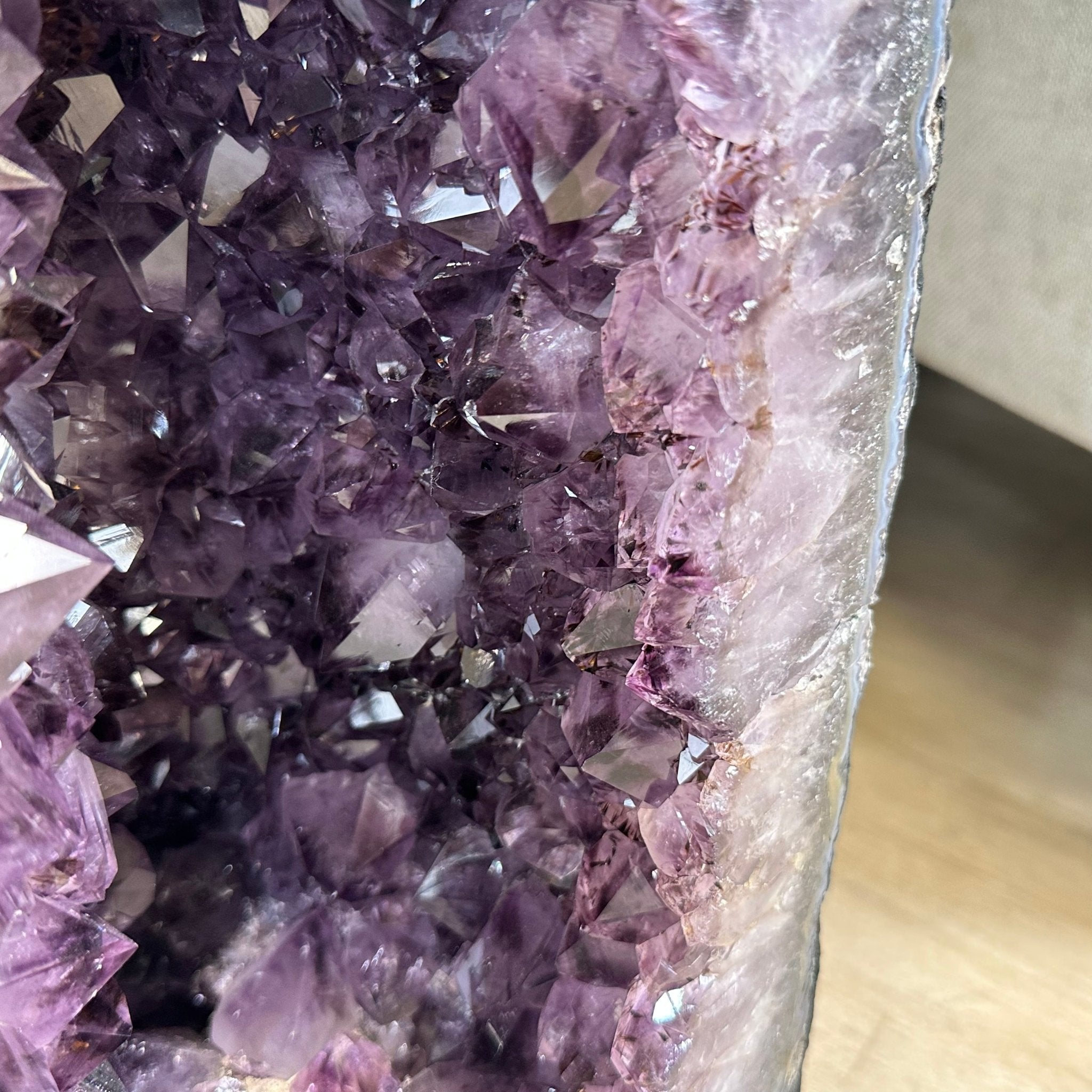 Extra Quality Brazilian Amethyst Cathedral, 143.7 lbs & 49" Tall, Model #5601-1219 by Brazil Gems - Brazil GemsBrazil GemsExtra Quality Brazilian Amethyst Cathedral, 143.7 lbs & 49" Tall, Model #5601-1219 by Brazil GemsCathedrals5601-1219