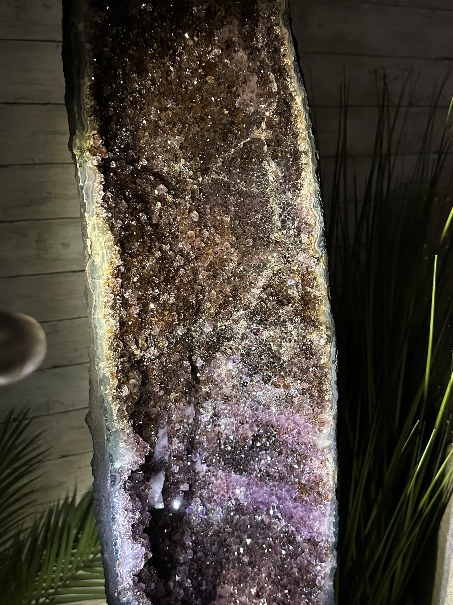 Extra Quality Brazilian Amethyst Cathedral, 143.7 lbs & 49" Tall, Model #5601-1219 by Brazil Gems - Brazil GemsBrazil GemsExtra Quality Brazilian Amethyst Cathedral, 143.7 lbs & 49" Tall, Model #5601-1219 by Brazil GemsCathedrals5601-1219