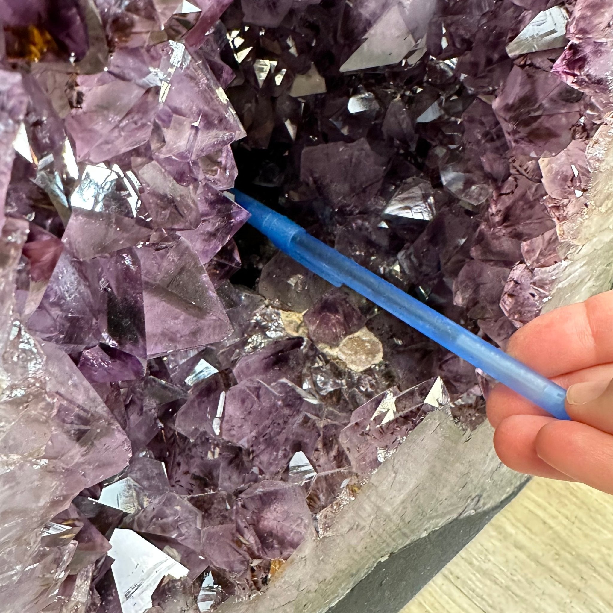 Extra Quality Brazilian Amethyst Cathedral, 143.7 lbs & 49" Tall, Model #5601-1219 by Brazil Gems - Brazil GemsBrazil GemsExtra Quality Brazilian Amethyst Cathedral, 143.7 lbs & 49" Tall, Model #5601-1219 by Brazil GemsCathedrals5601-1219