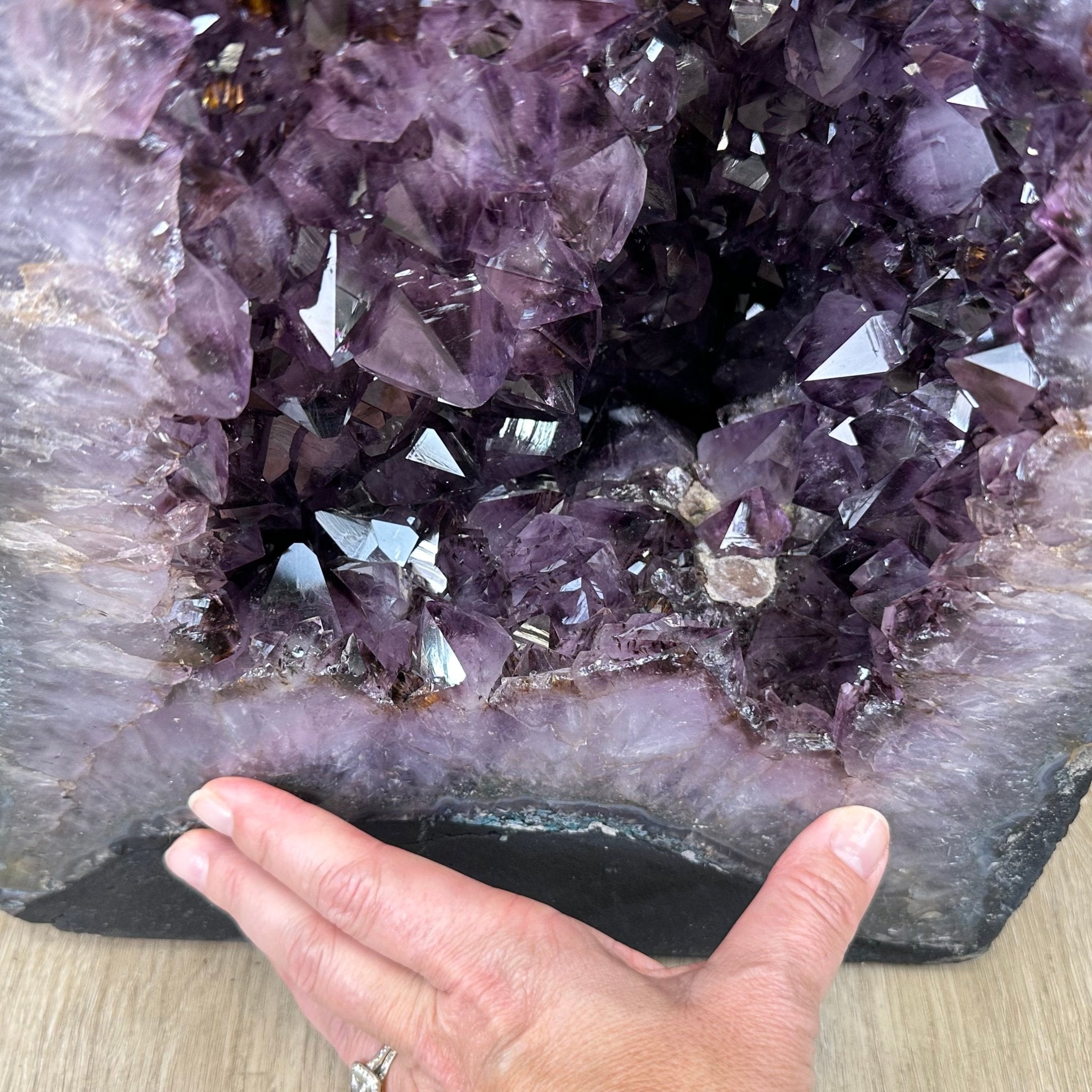Extra Quality Brazilian Amethyst Cathedral, 143.7 lbs & 49" Tall, Model #5601-1219 by Brazil Gems - Brazil GemsBrazil GemsExtra Quality Brazilian Amethyst Cathedral, 143.7 lbs & 49" Tall, Model #5601-1219 by Brazil GemsCathedrals5601-1219