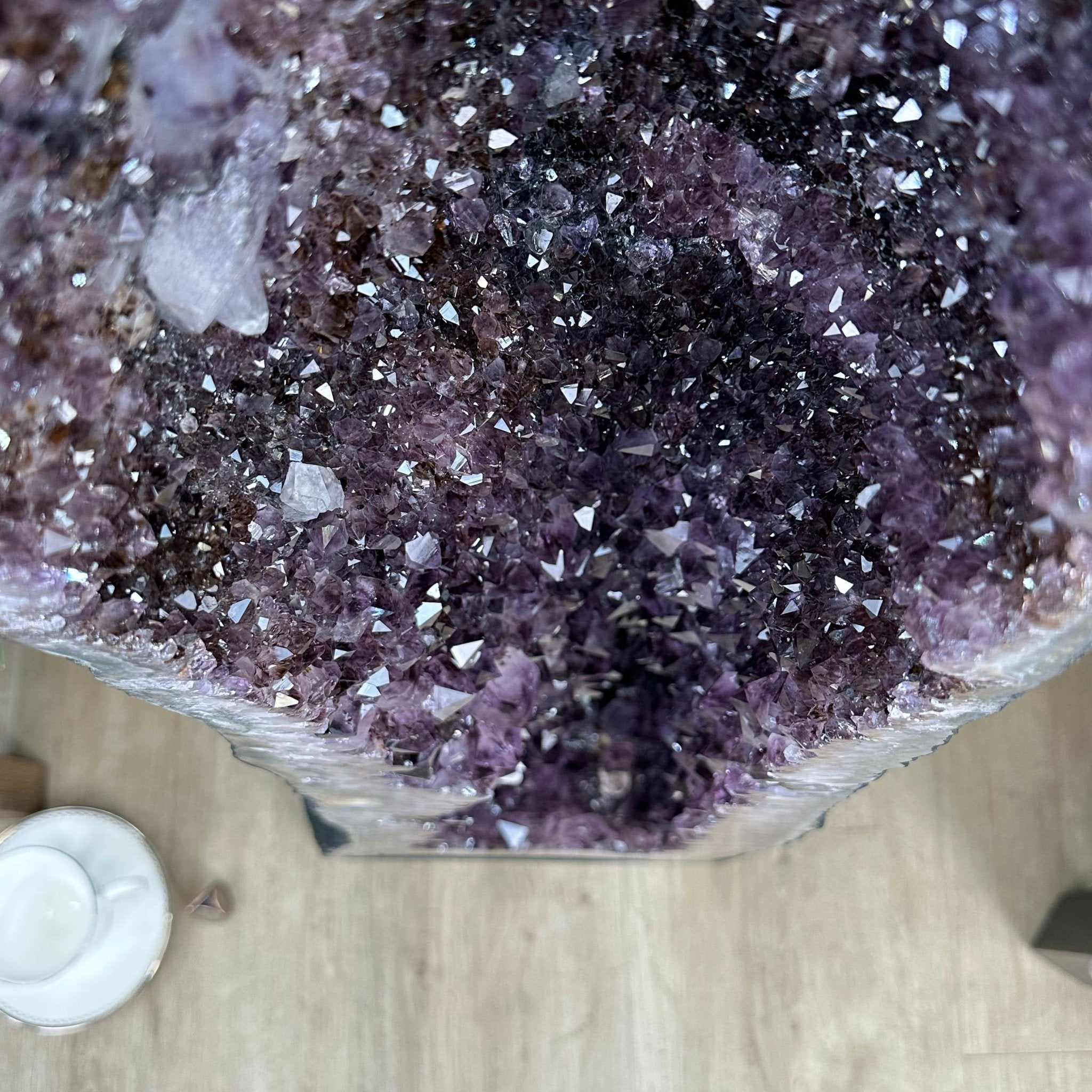 Extra Quality Brazilian Amethyst Cathedral, 143.7 lbs & 49" Tall, Model #5601-1219 by Brazil Gems - Brazil GemsBrazil GemsExtra Quality Brazilian Amethyst Cathedral, 143.7 lbs & 49" Tall, Model #5601-1219 by Brazil GemsCathedrals5601-1219