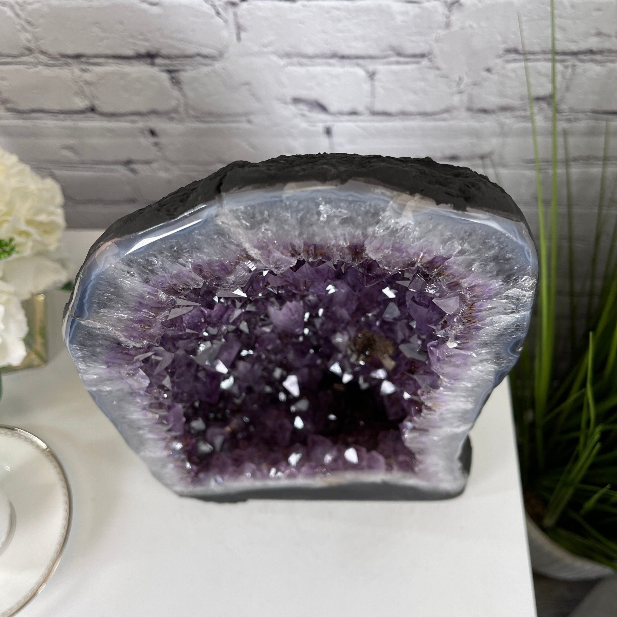 Extra Quality Brazilian Amethyst Cathedral, 15” tall & 27.9 lbs #5601-0477 by Brazil Gems - Brazil GemsBrazil GemsExtra Quality Brazilian Amethyst Cathedral, 15” tall & 27.9 lbs #5601-0477 by Brazil GemsCathedrals5601-0477