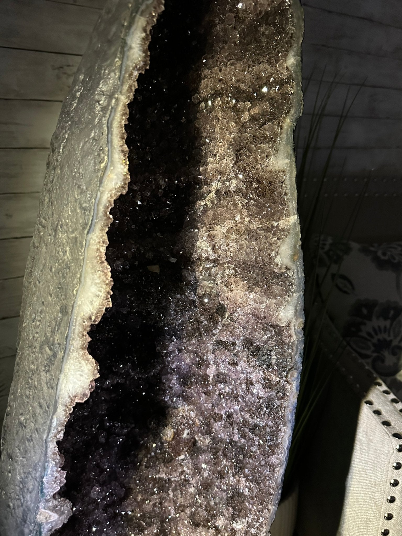 Extra Quality Brazilian Amethyst Cathedral, 154.8 lbs & 47.5" Tall, Model #5601-1226 by Brazil Gems - Brazil GemsBrazil GemsExtra Quality Brazilian Amethyst Cathedral, 154.8 lbs & 47.5" Tall, Model #5601-1226 by Brazil GemsCathedrals5601-1226