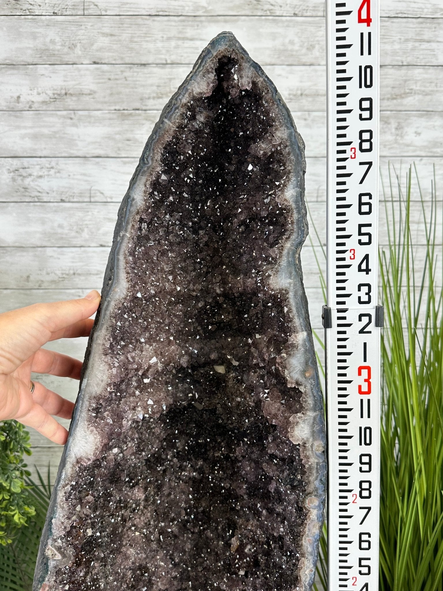 Extra Quality Brazilian Amethyst Cathedral, 154.8 lbs & 47.5" Tall, Model #5601-1226 by Brazil Gems - Brazil GemsBrazil GemsExtra Quality Brazilian Amethyst Cathedral, 154.8 lbs & 47.5" Tall, Model #5601-1226 by Brazil GemsCathedrals5601-1226
