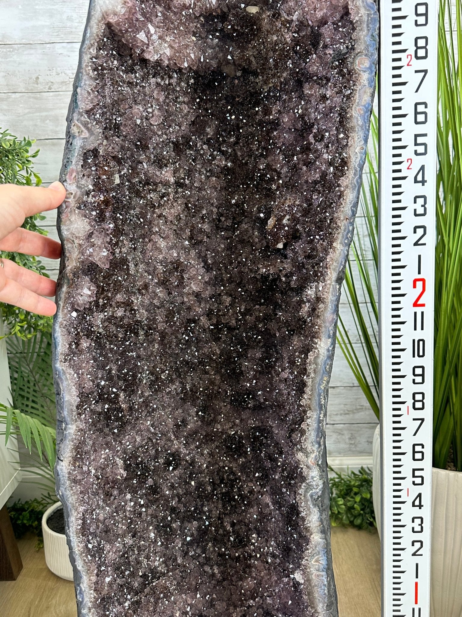 Extra Quality Brazilian Amethyst Cathedral, 154.8 lbs & 47.5" Tall, Model #5601-1226 by Brazil Gems - Brazil GemsBrazil GemsExtra Quality Brazilian Amethyst Cathedral, 154.8 lbs & 47.5" Tall, Model #5601-1226 by Brazil GemsCathedrals5601-1226