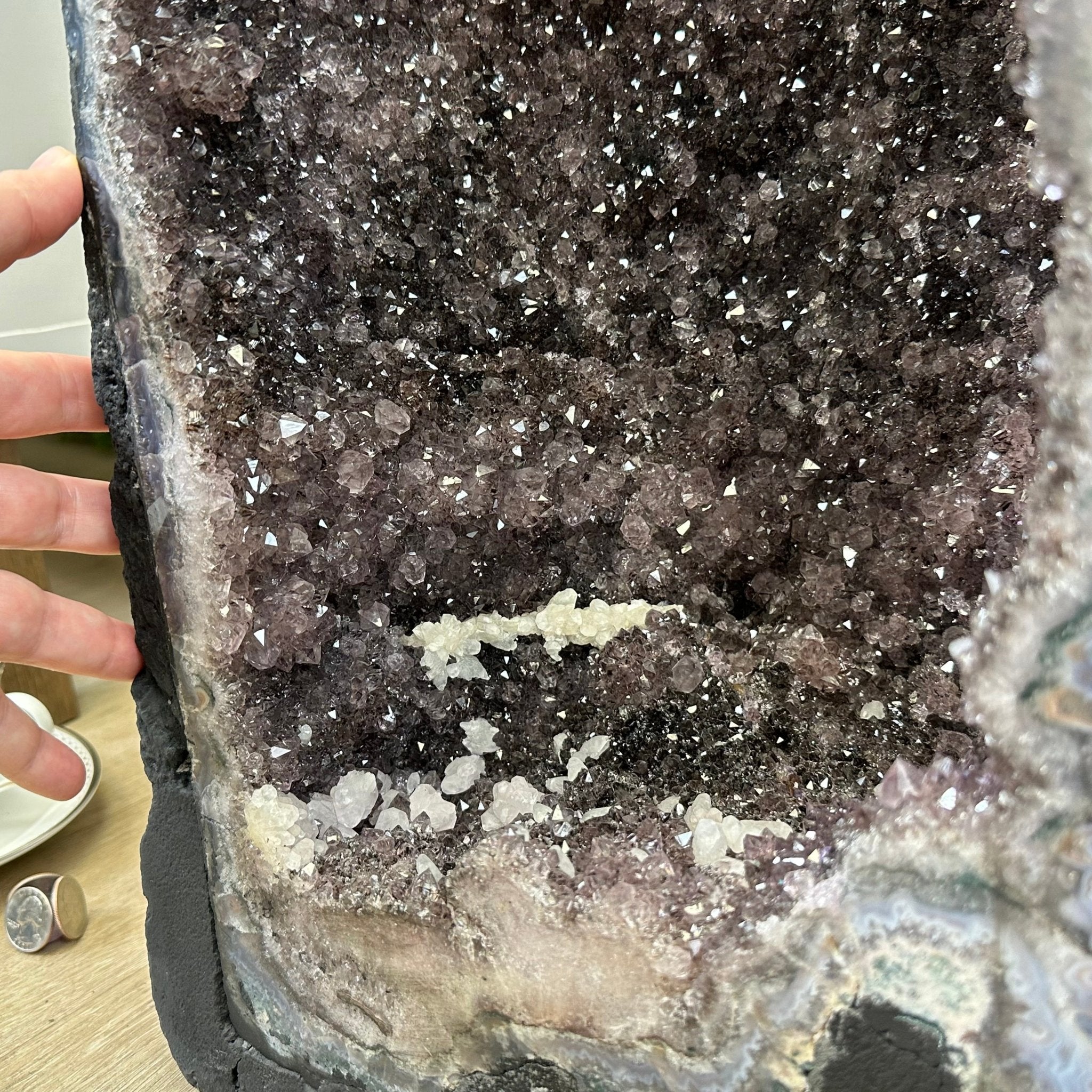 Extra Quality Brazilian Amethyst Cathedral, 154.8 lbs & 47.5" Tall, Model #5601-1226 by Brazil Gems - Brazil GemsBrazil GemsExtra Quality Brazilian Amethyst Cathedral, 154.8 lbs & 47.5" Tall, Model #5601-1226 by Brazil GemsCathedrals5601-1226