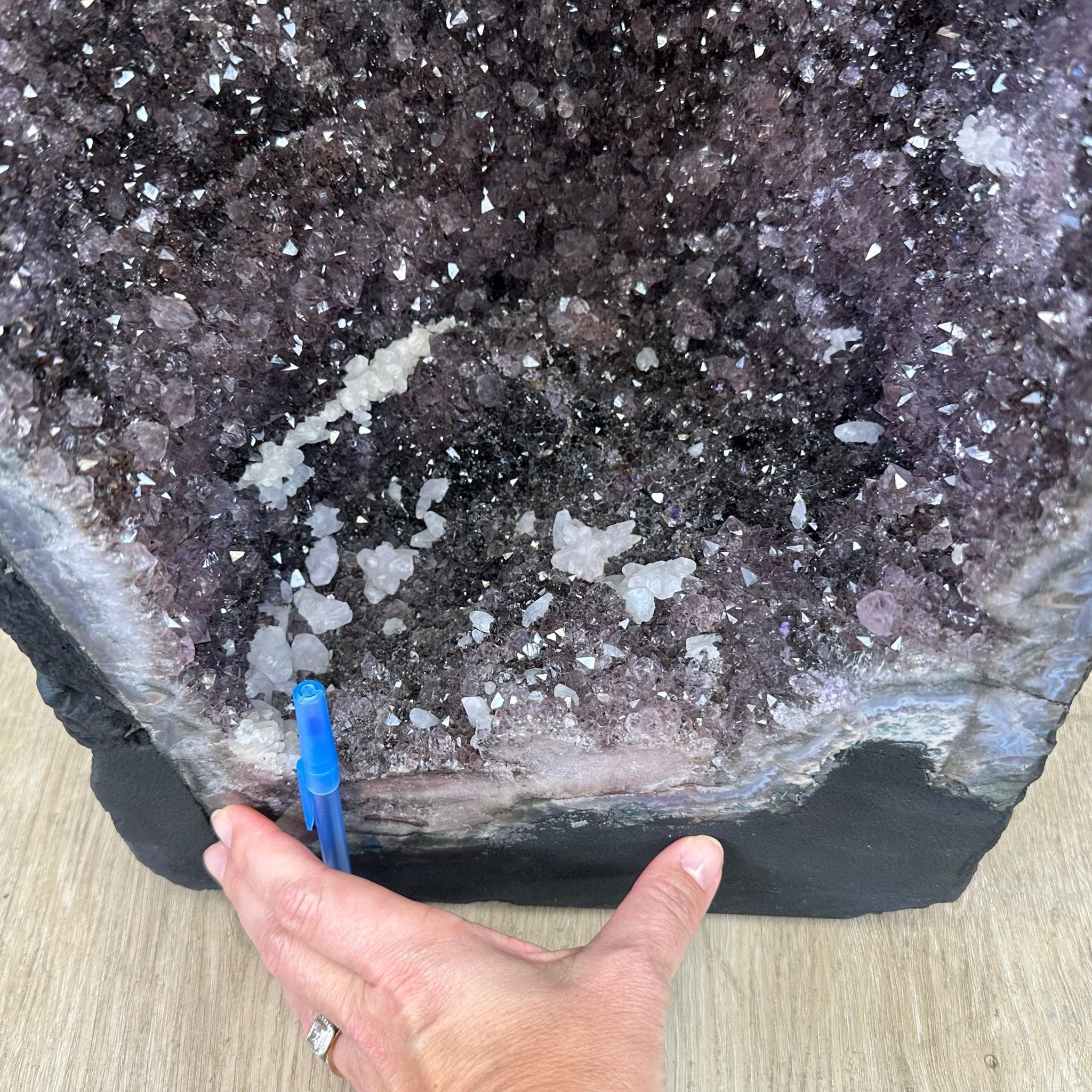 Extra Quality Brazilian Amethyst Cathedral, 154.8 lbs & 47.5" Tall, Model #5601-1226 by Brazil Gems - Brazil GemsBrazil GemsExtra Quality Brazilian Amethyst Cathedral, 154.8 lbs & 47.5" Tall, Model #5601-1226 by Brazil GemsCathedrals5601-1226