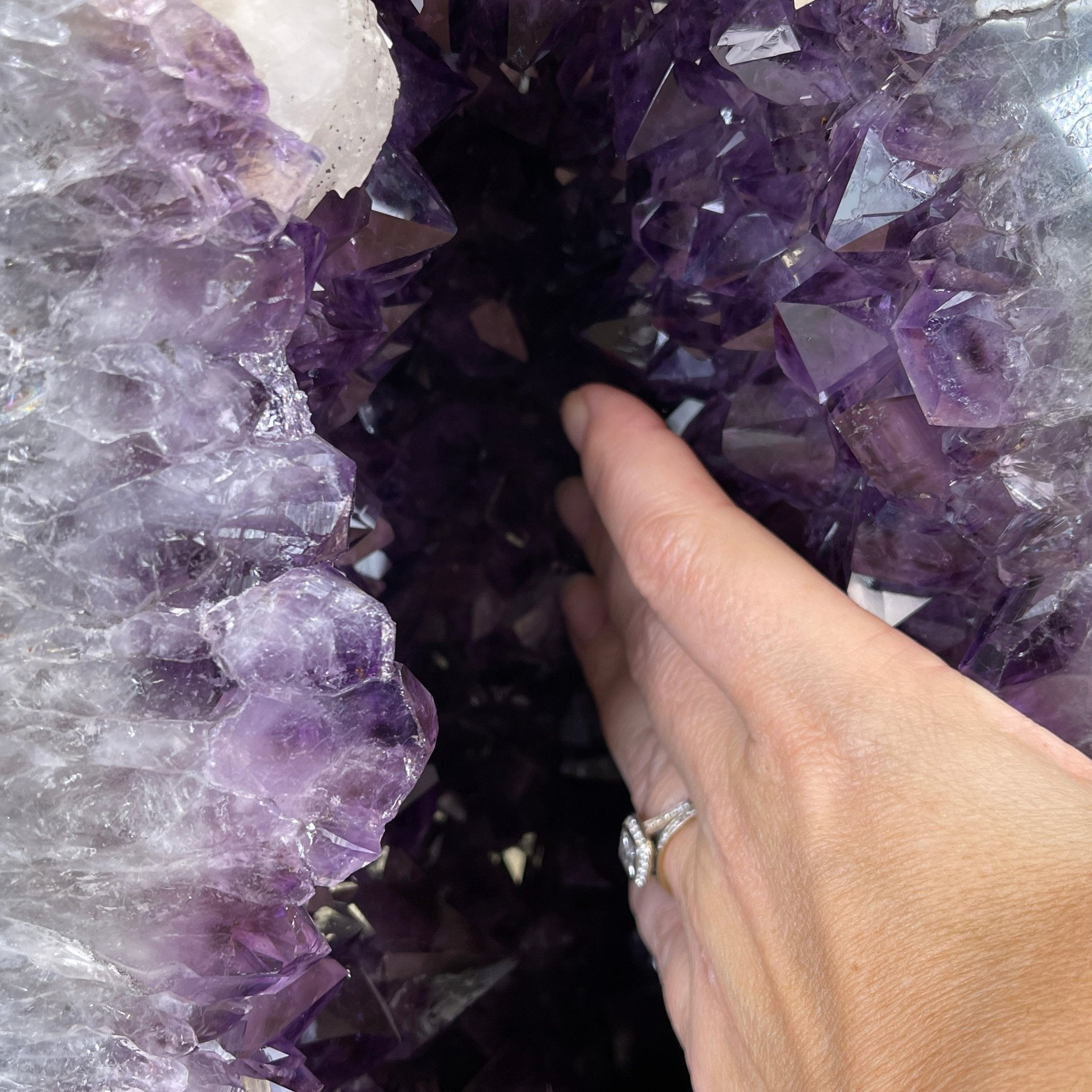 Extra Quality Brazilian Amethyst Cathedral, 16.6” tall & 47.2 lbs #5601-0526 by Brazil Gems - Brazil GemsBrazil GemsExtra Quality Brazilian Amethyst Cathedral, 16.6” tall & 47.2 lbs #5601-0526 by Brazil GemsCathedrals5601-0526