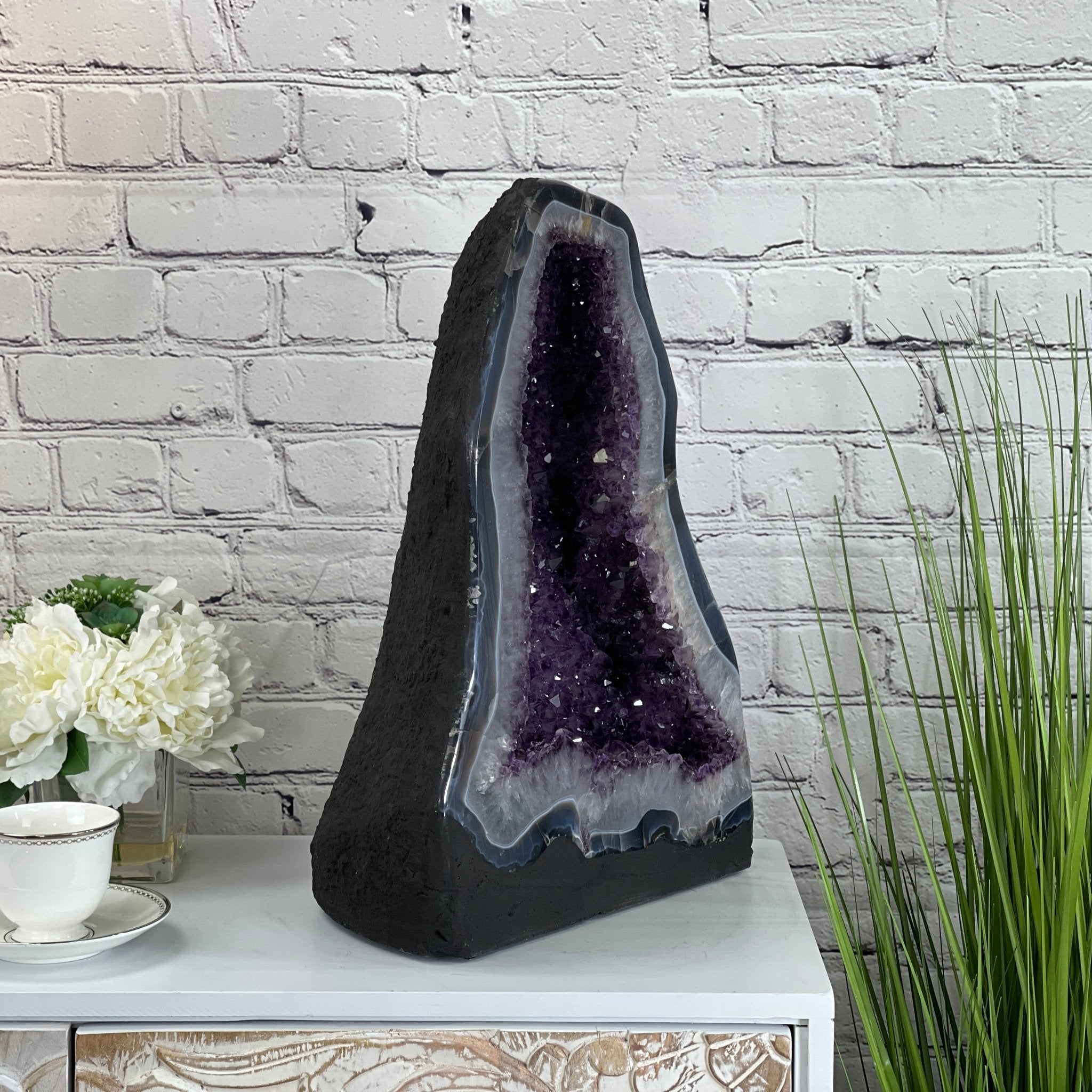 Extra Quality Brazilian Amethyst Cathedral, 19” tall & 63.8 lbs #5601-0443 by Brazil Gems - Brazil GemsBrazil GemsExtra Quality Brazilian Amethyst Cathedral, 19” tall & 63.8 lbs #5601-0443 by Brazil GemsCathedrals5601-0443