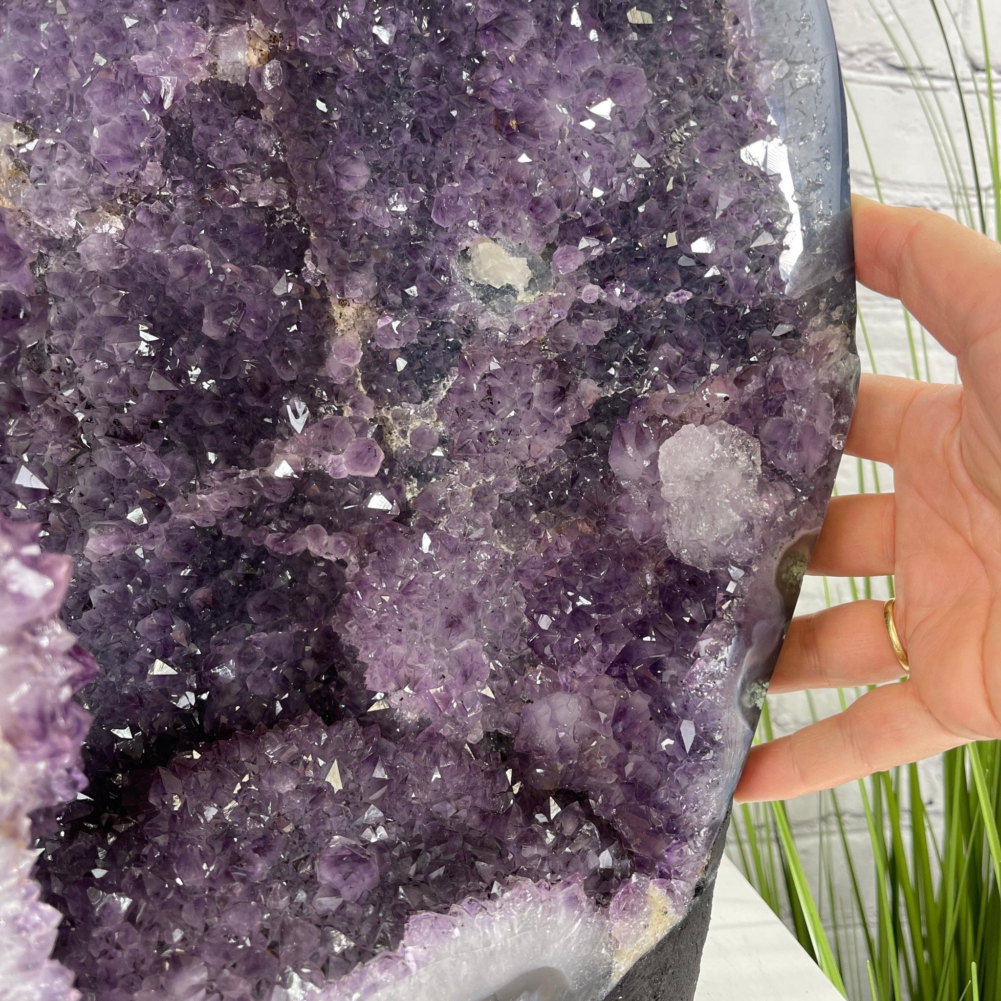 Extra Quality Brazilian Amethyst Cathedral, 19.25” tall & 38.9 lbs #5601-0435 by Brazil Gems - Brazil GemsBrazil GemsExtra Quality Brazilian Amethyst Cathedral, 19.25” tall & 38.9 lbs #5601-0435 by Brazil GemsCathedrals5601-0435