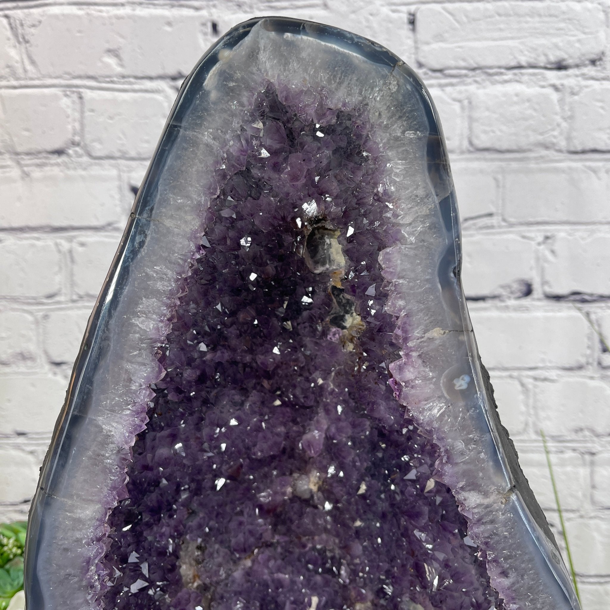 Extra Quality Brazilian Amethyst Cathedral, 19.25” tall & 38.9 lbs #5601-0435 by Brazil Gems - Brazil GemsBrazil GemsExtra Quality Brazilian Amethyst Cathedral, 19.25” tall & 38.9 lbs #5601-0435 by Brazil GemsCathedrals5601-0435