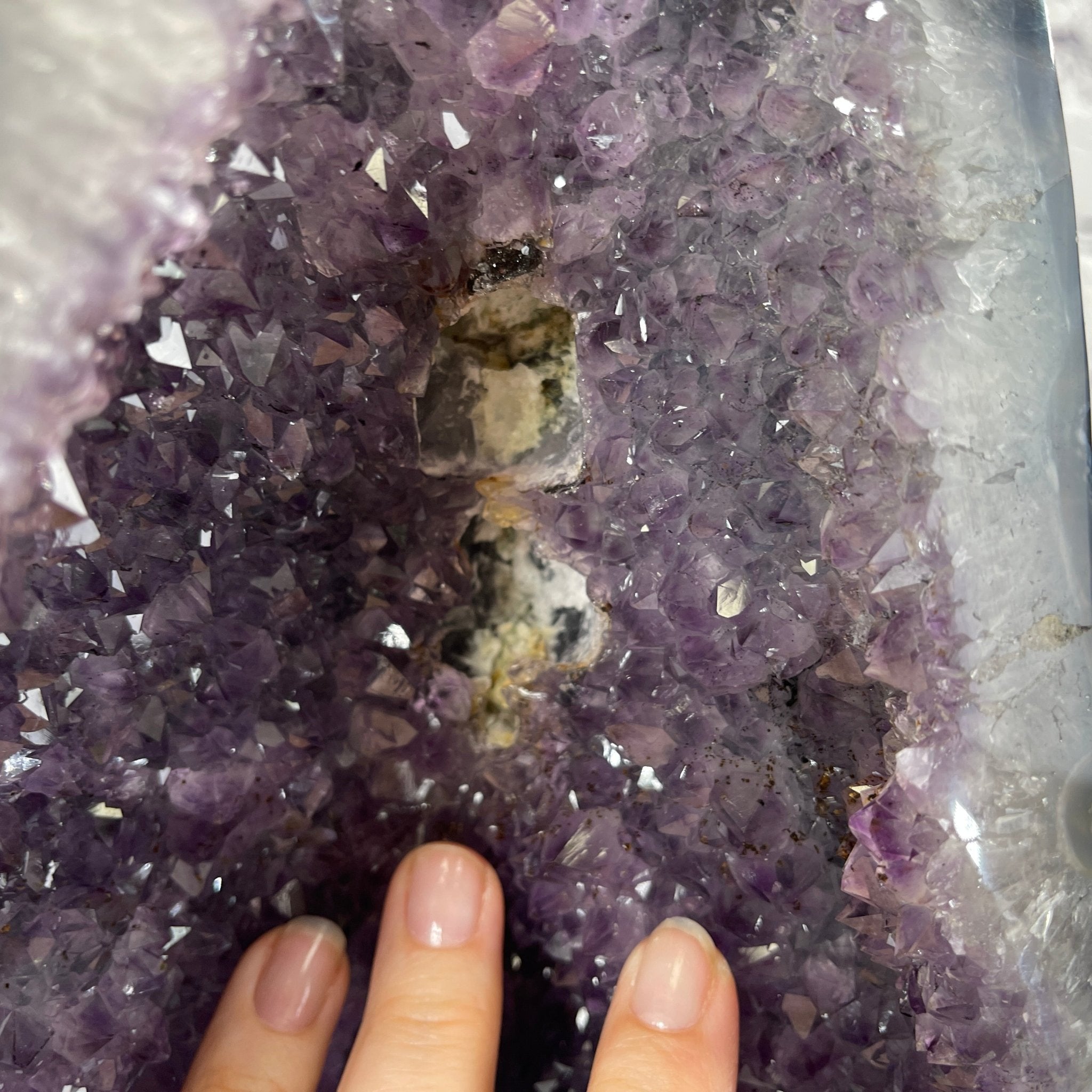 Extra Quality Brazilian Amethyst Cathedral, 19.25” tall & 38.9 lbs #5601-0435 by Brazil Gems - Brazil GemsBrazil GemsExtra Quality Brazilian Amethyst Cathedral, 19.25” tall & 38.9 lbs #5601-0435 by Brazil GemsCathedrals5601-0435