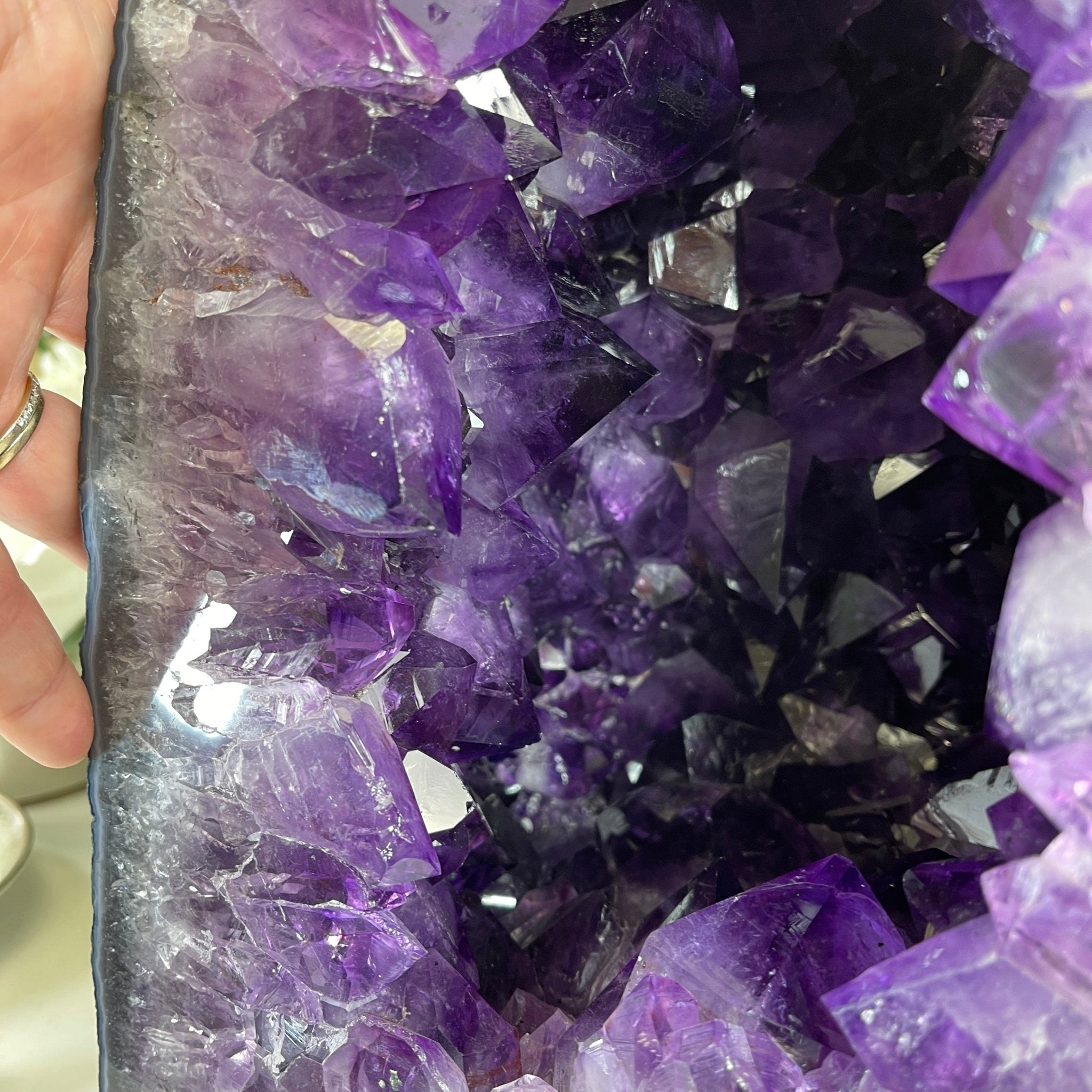 Extra Quality Brazilian Amethyst Cathedral, 19.6” tall & 81.4 lbs #5601-0708 by Brazil Gems - Brazil GemsBrazil GemsExtra Quality Brazilian Amethyst Cathedral, 19.6” tall & 81.4 lbs #5601-0708 by Brazil GemsCathedrals5601-0708
