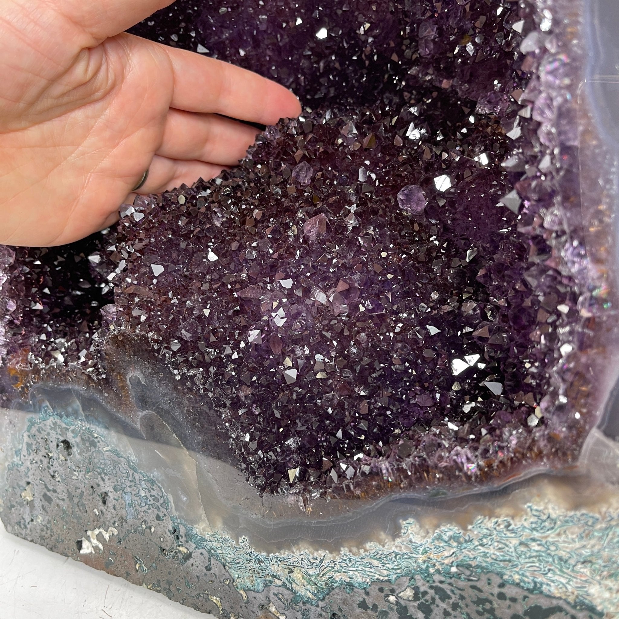 Extra Quality Brazilian Amethyst Cathedral, 20” tall & 57.1 lbs #5601-0440 by Brazil Gems - Brazil GemsBrazil GemsExtra Quality Brazilian Amethyst Cathedral, 20” tall & 57.1 lbs #5601-0440 by Brazil GemsCathedrals5601-0440