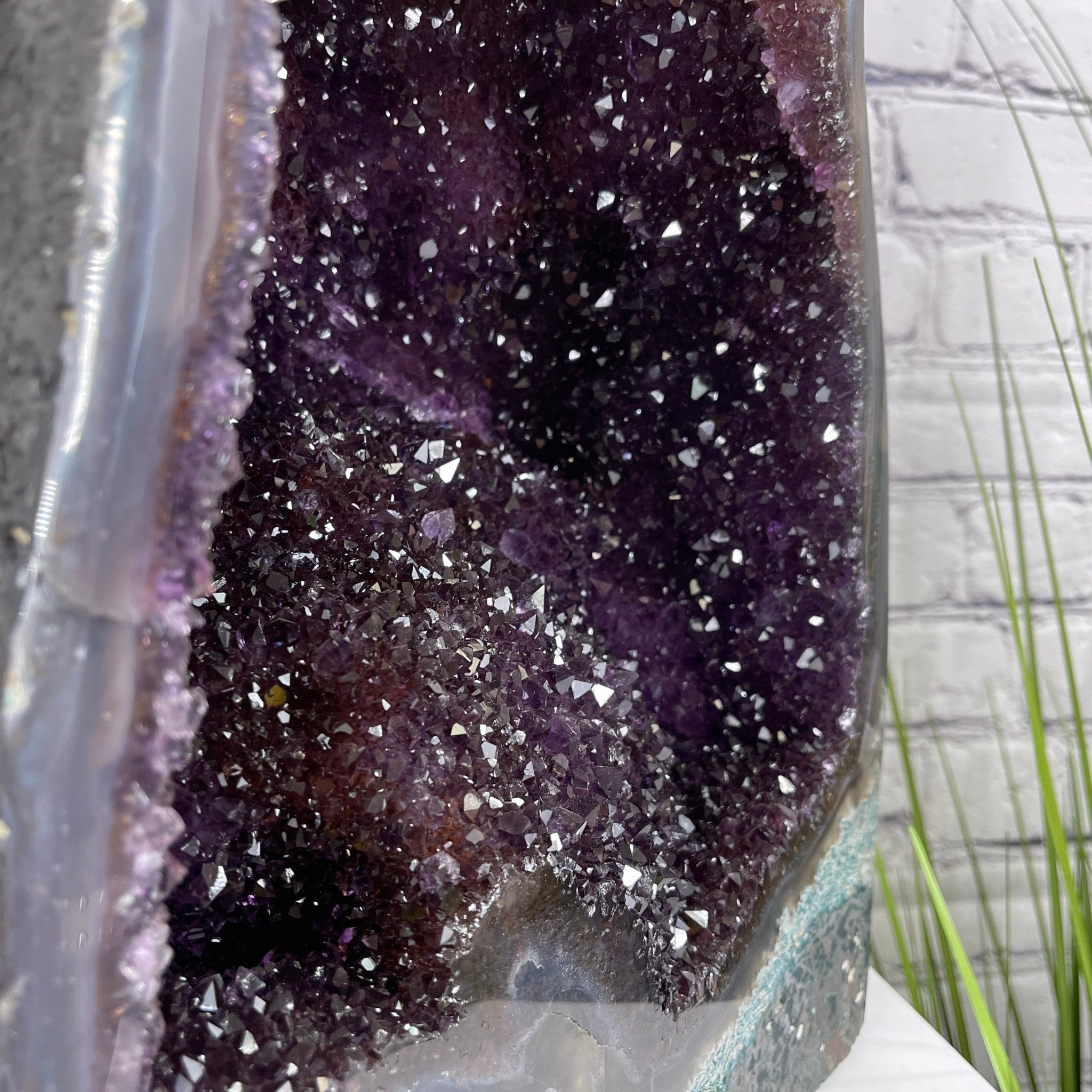 Extra Quality Brazilian Amethyst Cathedral, 20” tall & 57.1 lbs #5601-0440 by Brazil Gems - Brazil GemsBrazil GemsExtra Quality Brazilian Amethyst Cathedral, 20” tall & 57.1 lbs #5601-0440 by Brazil GemsCathedrals5601-0440