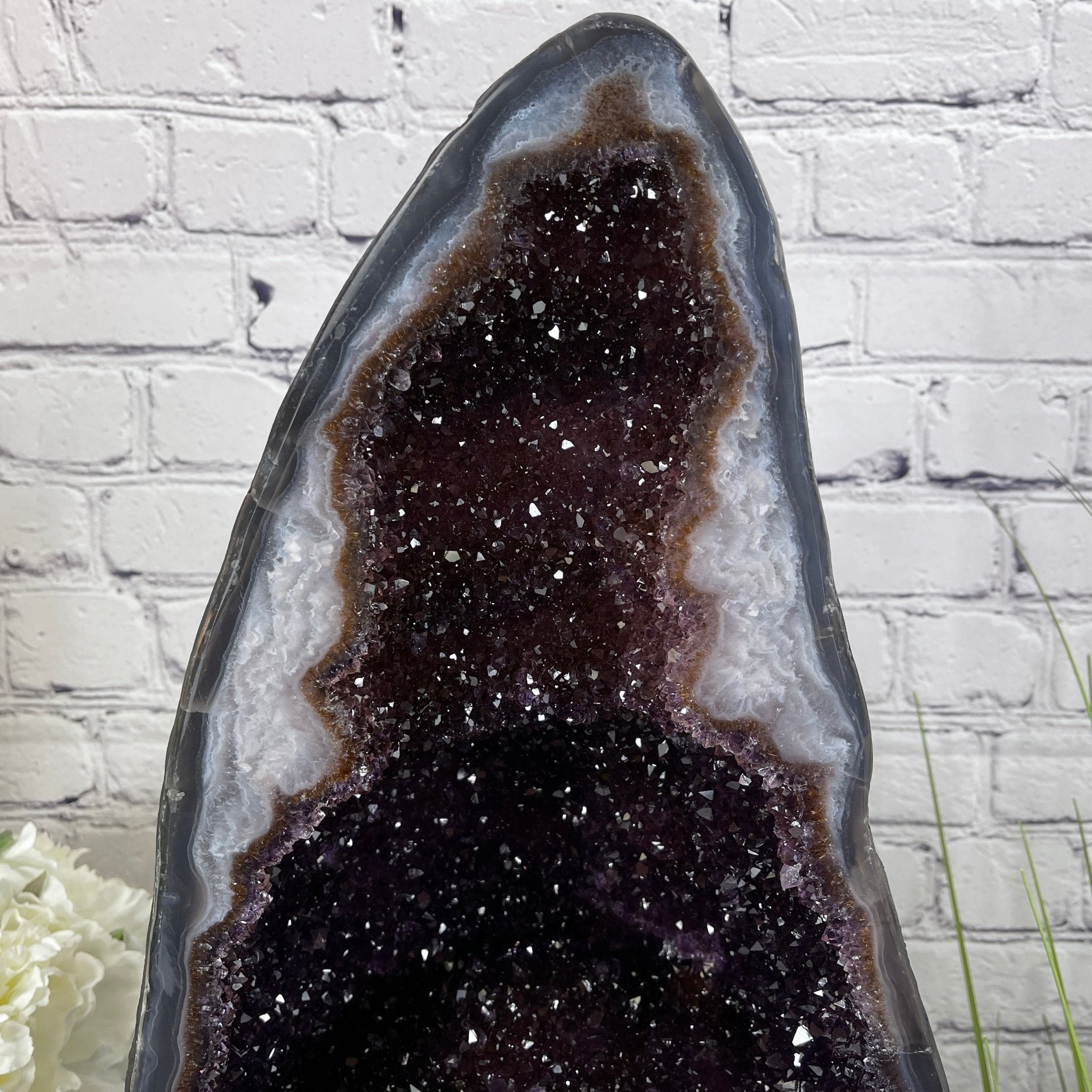 Extra Quality Brazilian Amethyst Cathedral, 20” tall & 57.1 lbs #5601-0440 by Brazil Gems - Brazil GemsBrazil GemsExtra Quality Brazilian Amethyst Cathedral, 20” tall & 57.1 lbs #5601-0440 by Brazil GemsCathedrals5601-0440