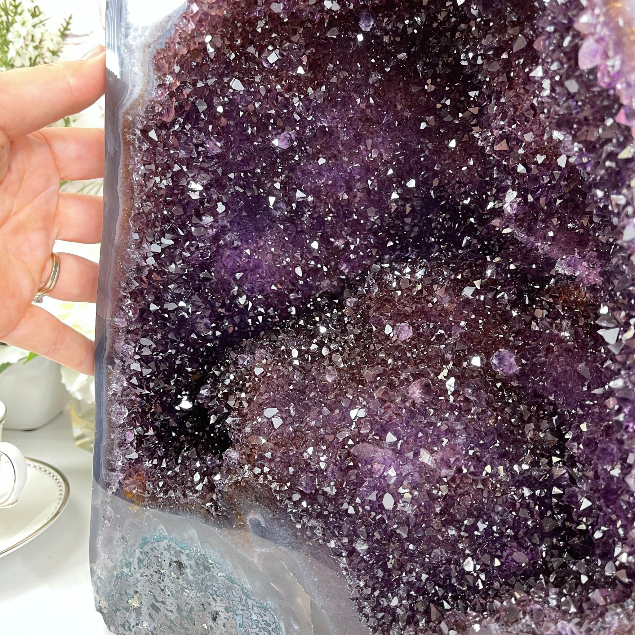 Extra Quality Brazilian Amethyst Cathedral, 20” tall & 57.1 lbs #5601-0440 by Brazil Gems - Brazil GemsBrazil GemsExtra Quality Brazilian Amethyst Cathedral, 20” tall & 57.1 lbs #5601-0440 by Brazil GemsCathedrals5601-0440
