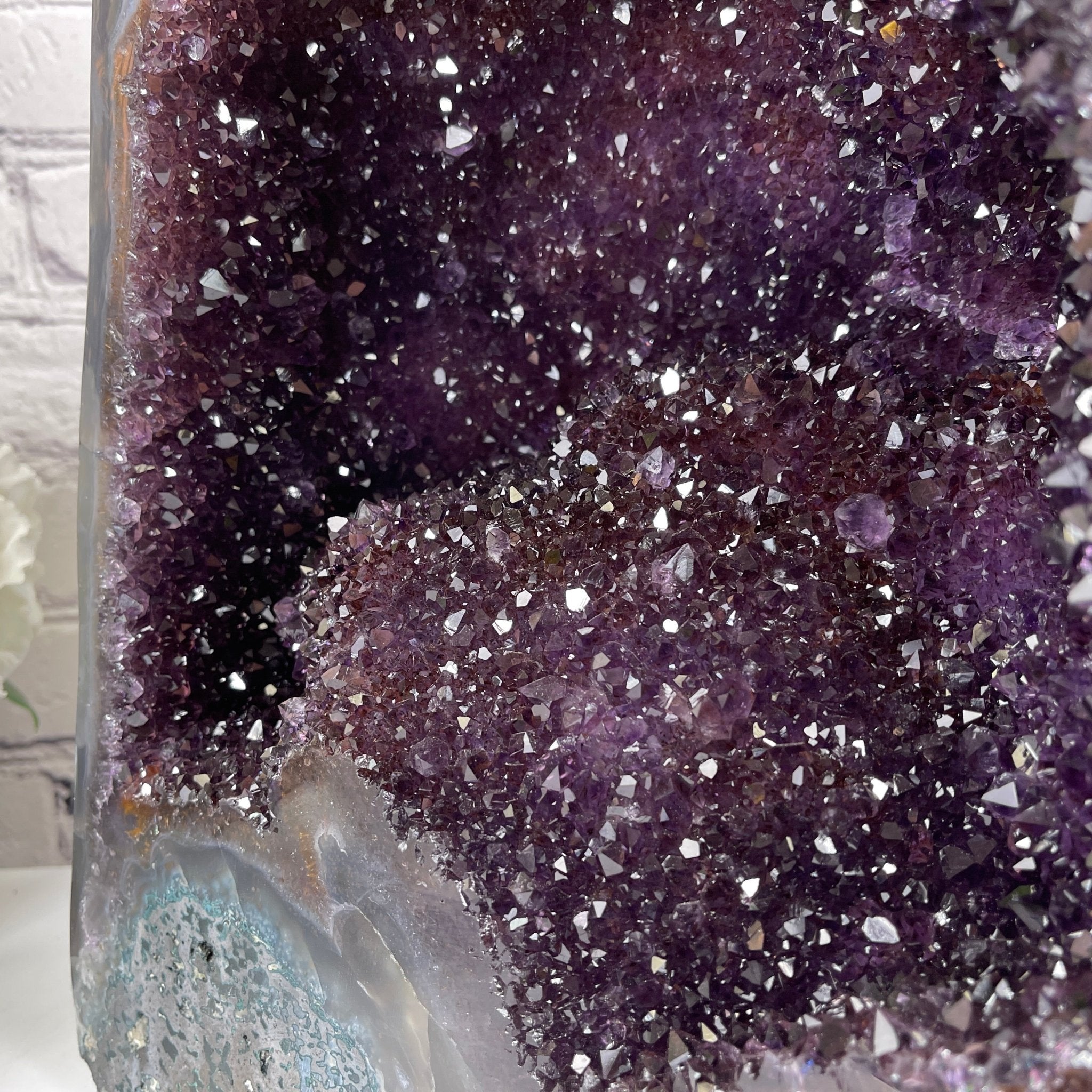 Extra Quality Brazilian Amethyst Cathedral, 20” tall & 57.1 lbs #5601-0440 by Brazil Gems - Brazil GemsBrazil GemsExtra Quality Brazilian Amethyst Cathedral, 20” tall & 57.1 lbs #5601-0440 by Brazil GemsCathedrals5601-0440