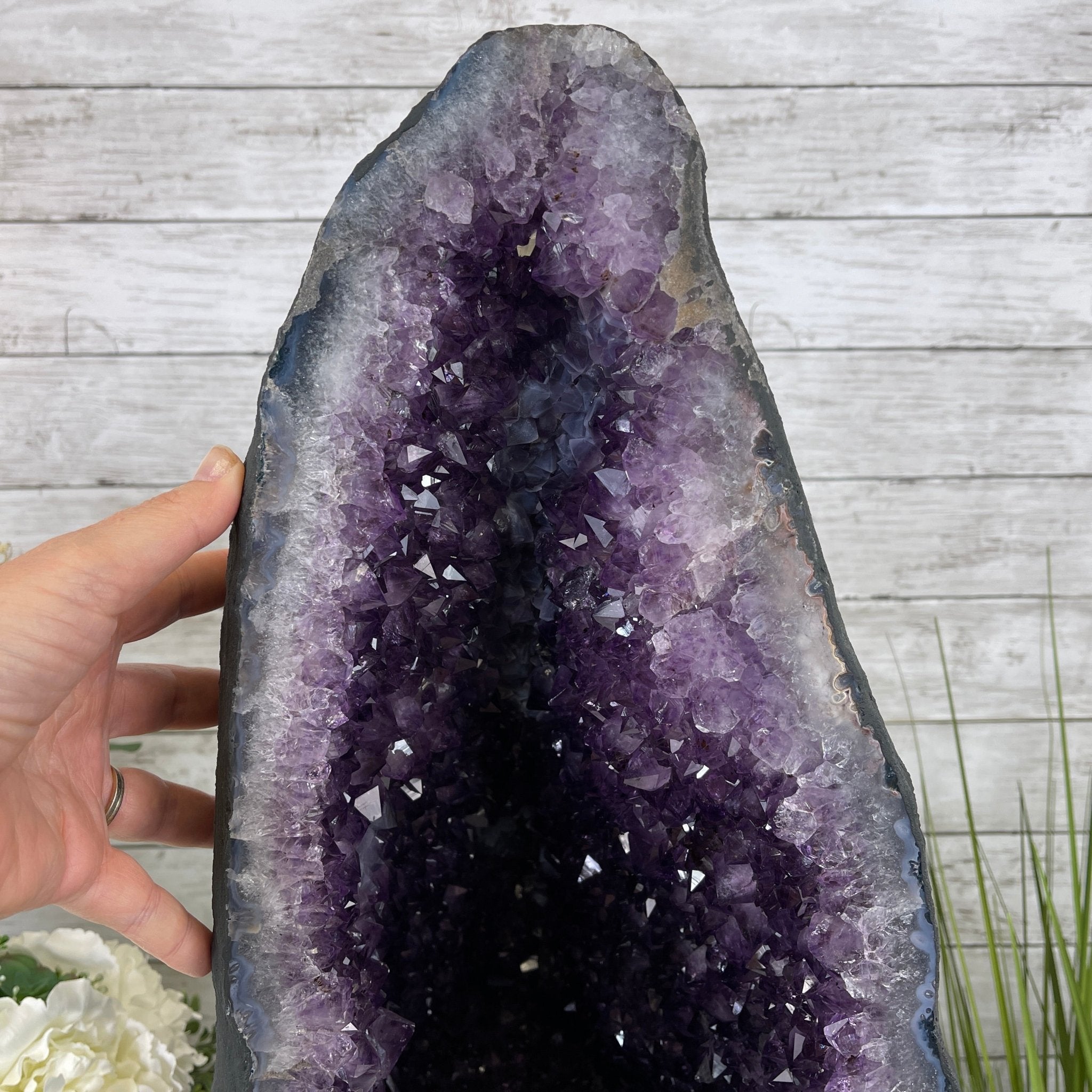 Extra Quality Brazilian Amethyst Cathedral, 20.5” tall & 86.3 lbs #5601-0646 by Brazil Gems - Brazil GemsBrazil GemsExtra Quality Brazilian Amethyst Cathedral, 20.5” tall & 86.3 lbs #5601-0646 by Brazil GemsCathedrals5601-0646