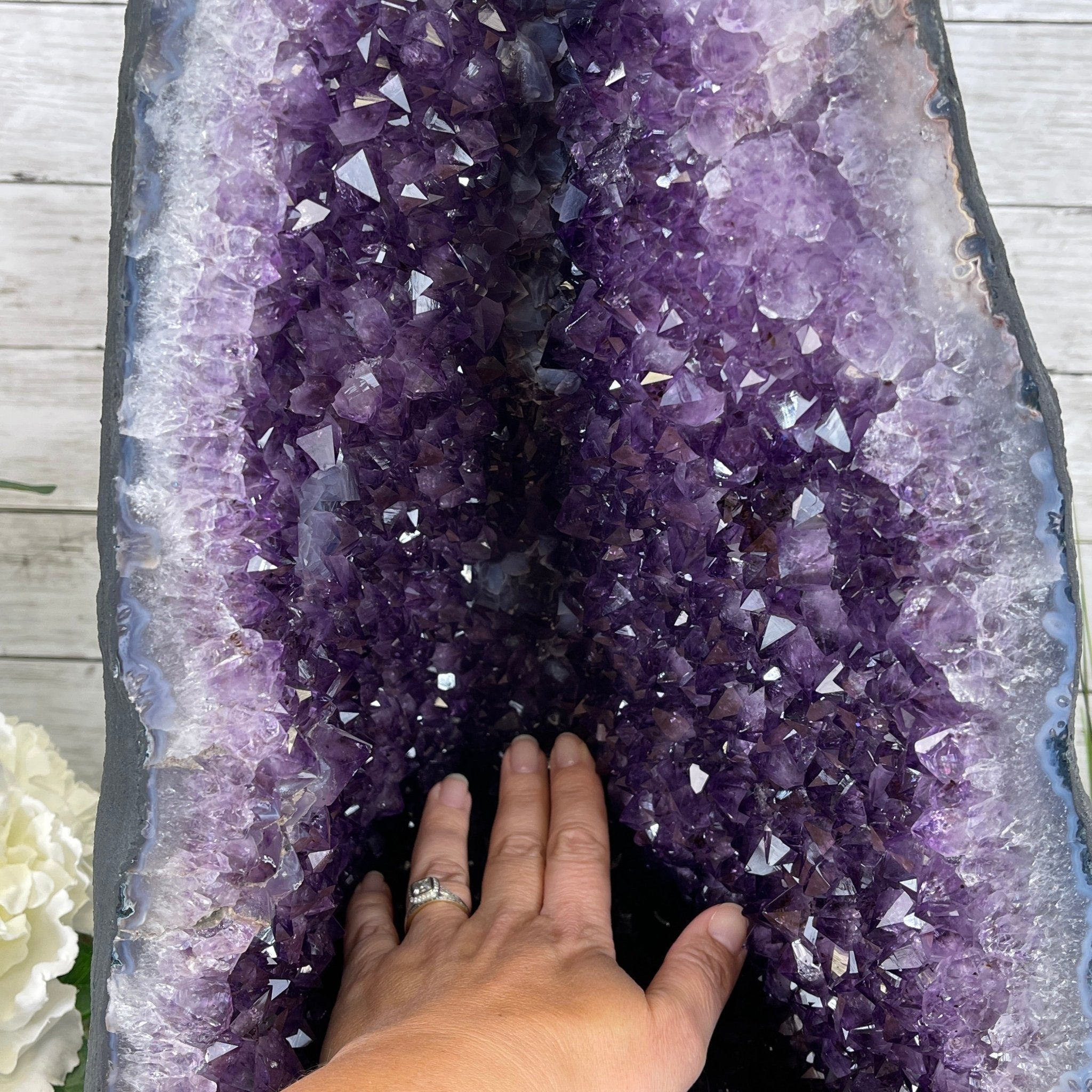 Extra Quality Brazilian Amethyst Cathedral, 20.5” tall & 86.3 lbs #5601-0646 by Brazil Gems - Brazil GemsBrazil GemsExtra Quality Brazilian Amethyst Cathedral, 20.5” tall & 86.3 lbs #5601-0646 by Brazil GemsCathedrals5601-0646
