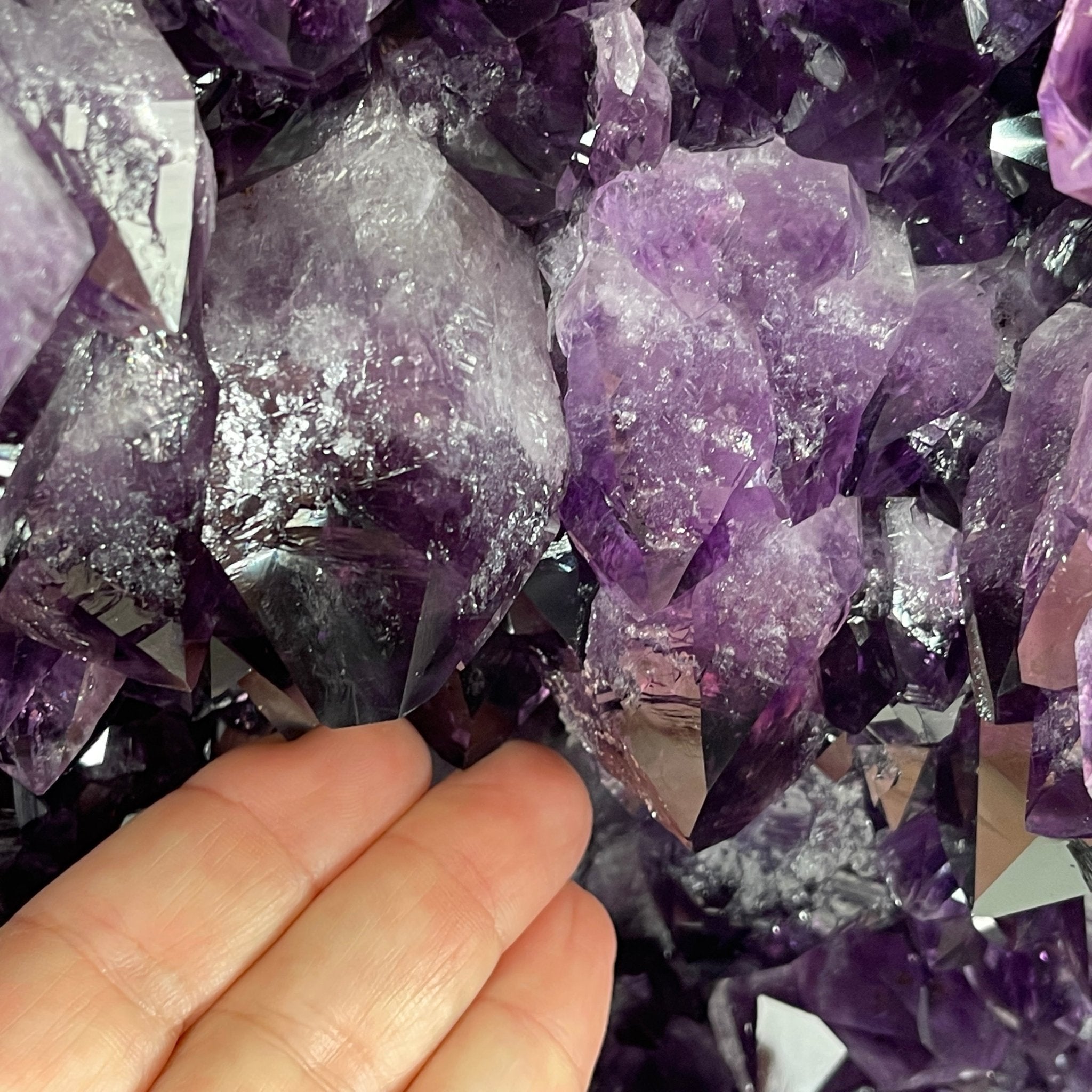 Extra Quality Brazilian Amethyst Cathedral, 20.75” tall & 73 lbs #5601-0444 by Brazil Gems - Brazil GemsBrazil GemsExtra Quality Brazilian Amethyst Cathedral, 20.75” tall & 73 lbs #5601-0444 by Brazil GemsCathedrals5601-0444