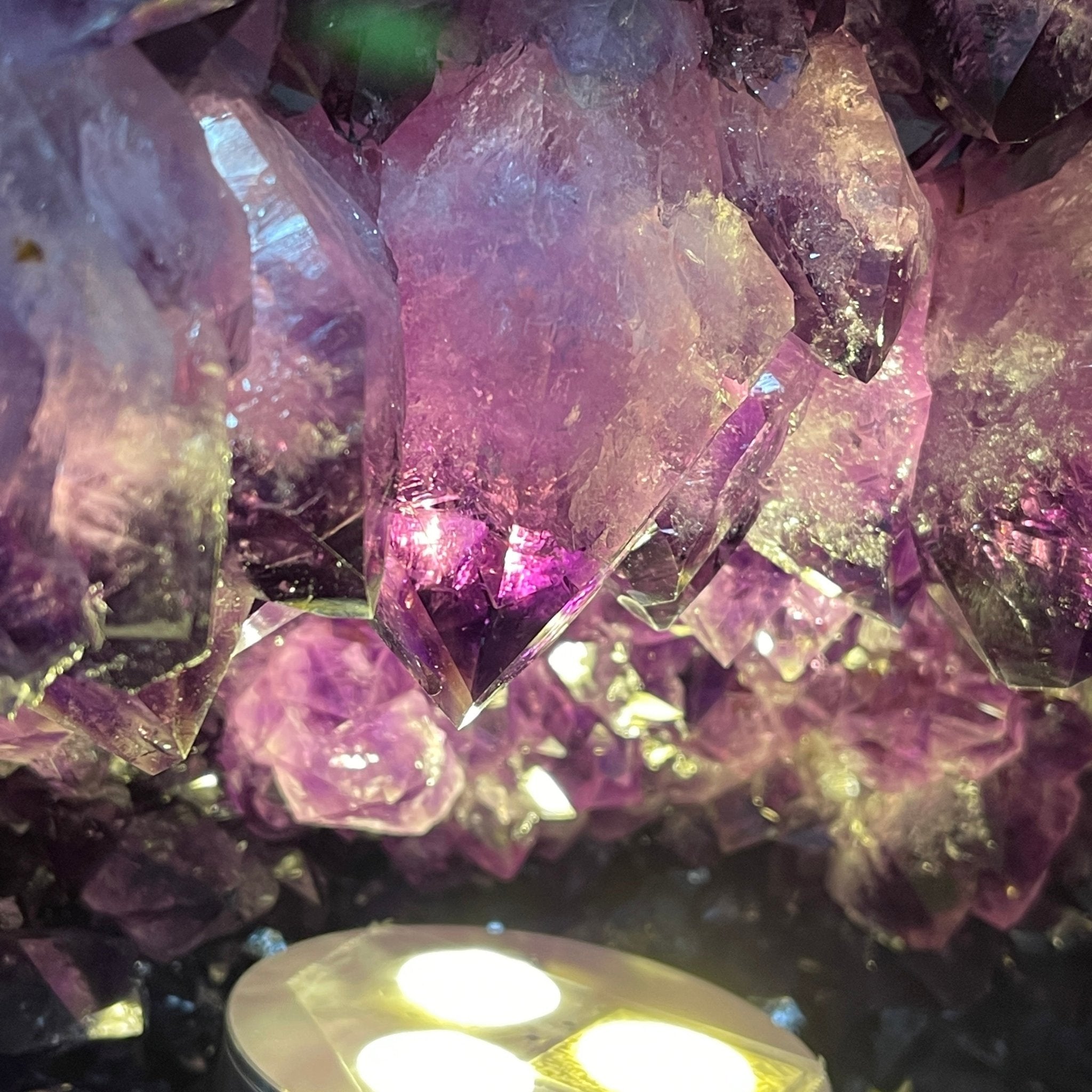 Extra Quality Brazilian Amethyst Cathedral, 20.75” tall & 73 lbs #5601-0444 by Brazil Gems - Brazil GemsBrazil GemsExtra Quality Brazilian Amethyst Cathedral, 20.75” tall & 73 lbs #5601-0444 by Brazil GemsCathedrals5601-0444