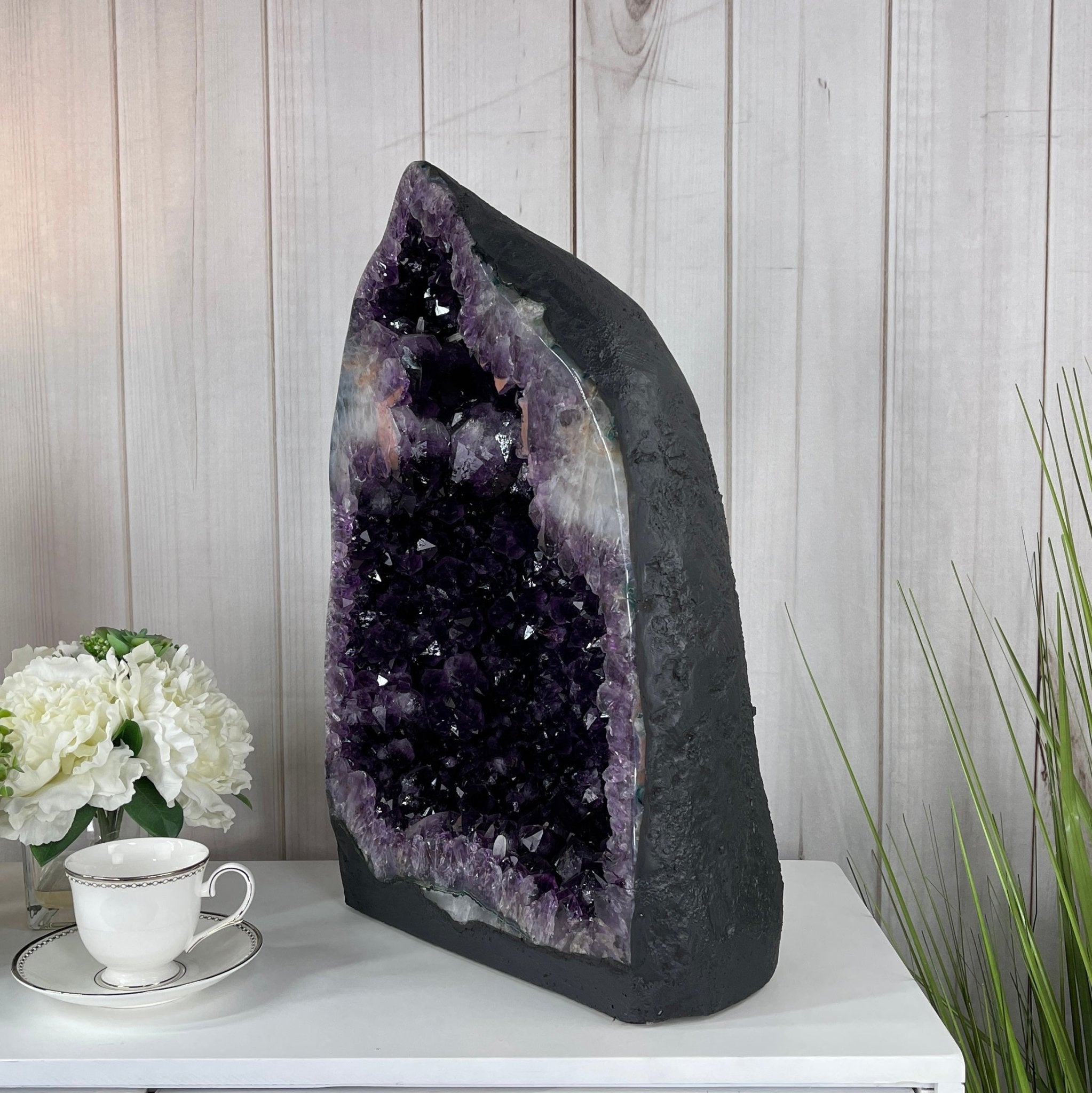 Extra Quality Brazilian Amethyst Cathedral, 20.75” tall & 73 lbs #5601-0444 by Brazil Gems - Brazil GemsBrazil GemsExtra Quality Brazilian Amethyst Cathedral, 20.75” tall & 73 lbs #5601-0444 by Brazil GemsCathedrals5601-0444