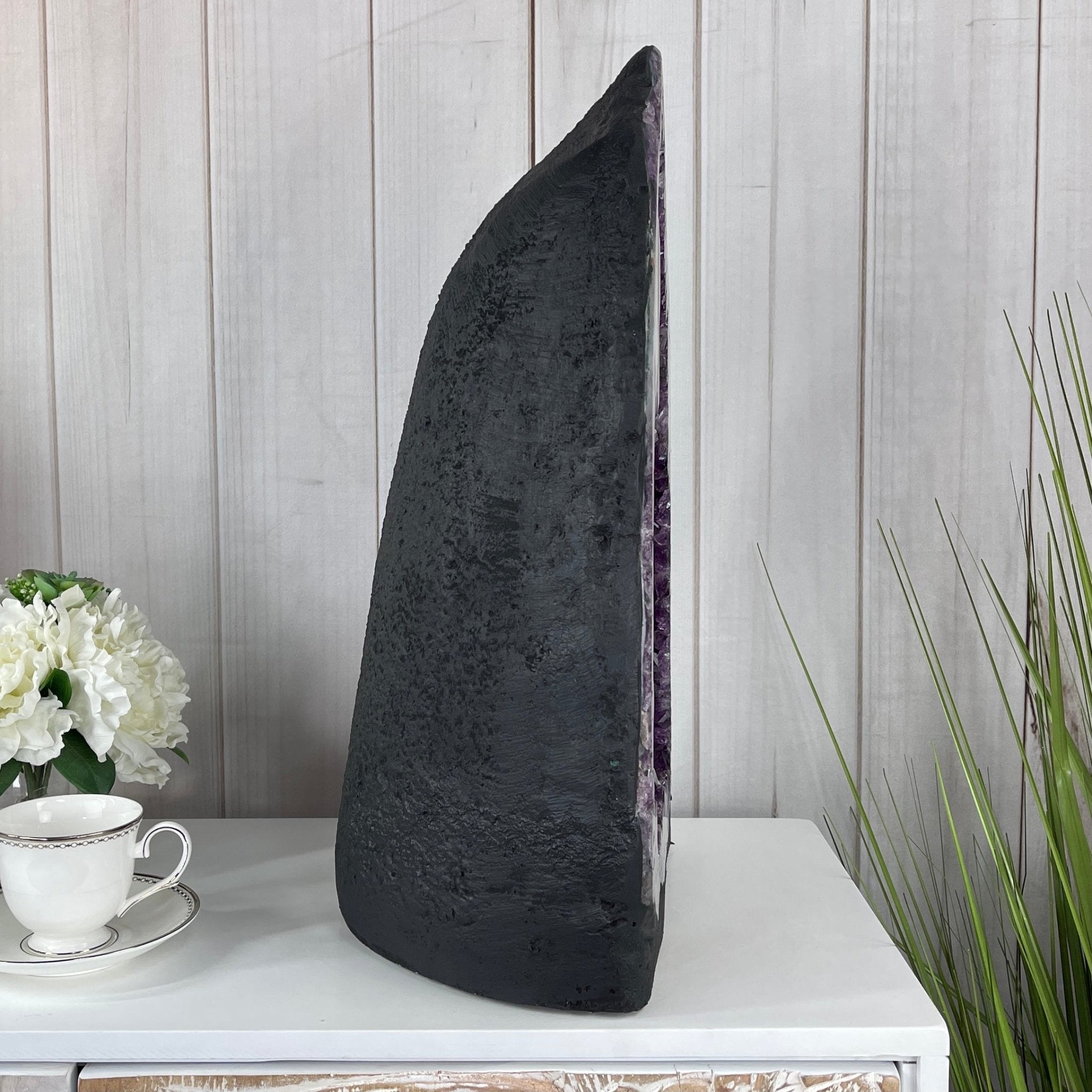 Extra Quality Brazilian Amethyst Cathedral, 20.75” tall & 73 lbs #5601-0444 by Brazil Gems - Brazil GemsBrazil GemsExtra Quality Brazilian Amethyst Cathedral, 20.75” tall & 73 lbs #5601-0444 by Brazil GemsCathedrals5601-0444